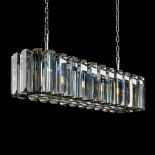 Omega Rectangular Pendant Lighting 126x32cm Nat(Uk) 126x31.5x40.5cm RRP £ 4620