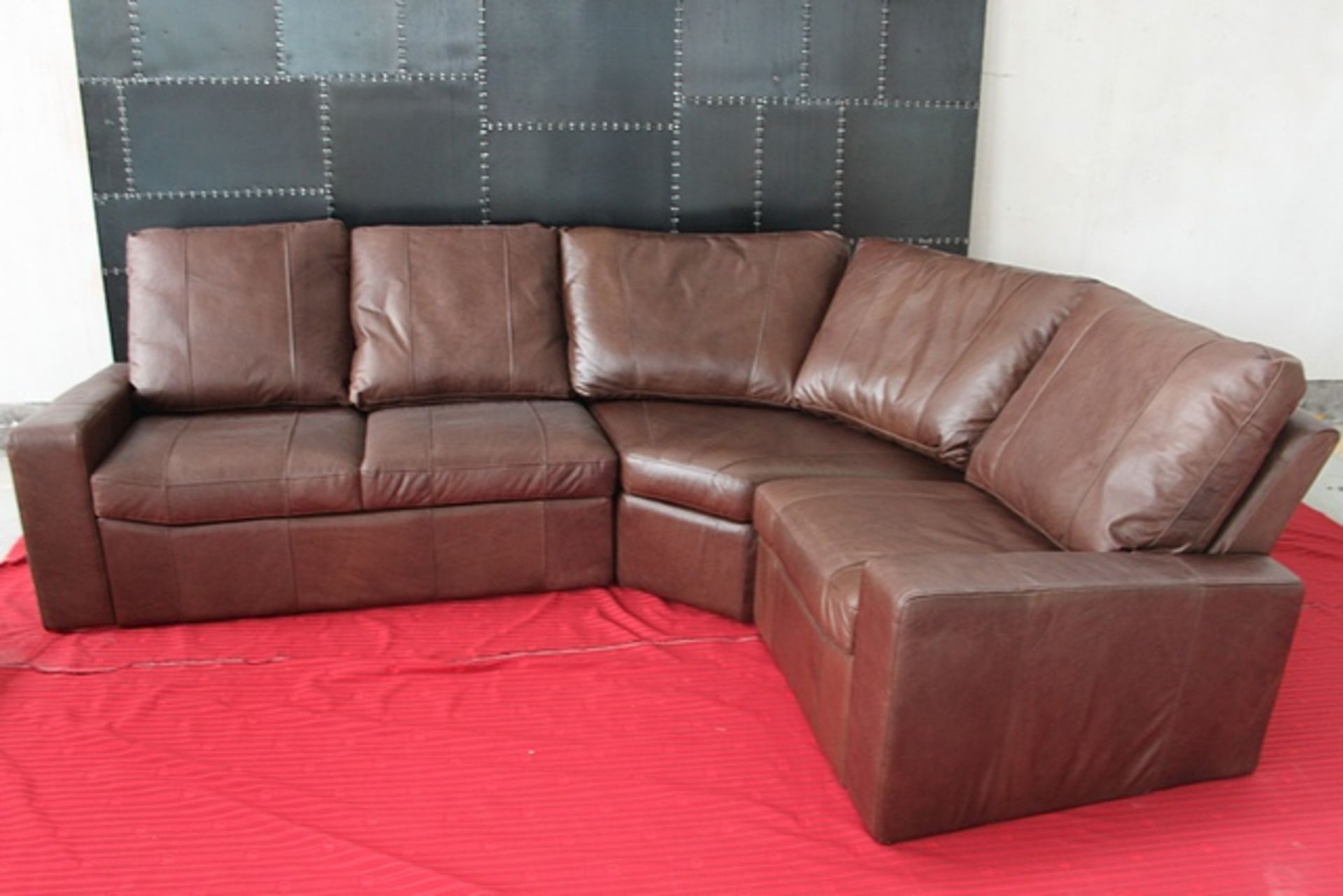 Crosby Y Sectional Suite Comprising Of Corner Nap.Choco 171x106x88cm RRP £10040 - Bild 3 aus 7