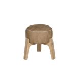 F296 Drum Stool New Stitching (S) Mohican & Bn.Natural.Oak 6x36x38cm RRP £ 498