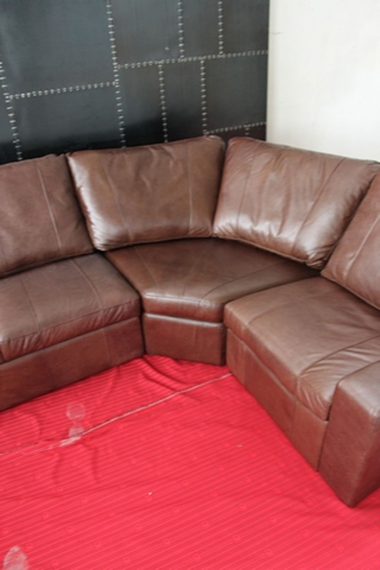 Crosby Y Sectional Suite Comprising Of Corner Nap.Choco 171x106x88cm RRP £10040 - Image 6 of 7