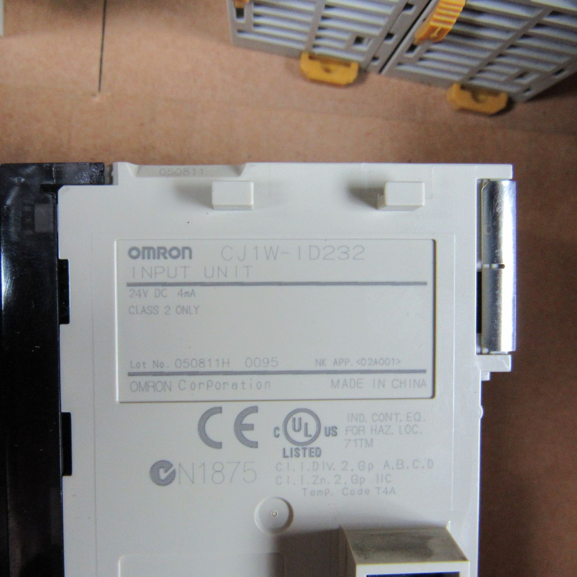 LOT OF OMRON PLC CARDS WITH CPU - Image 3 of 6