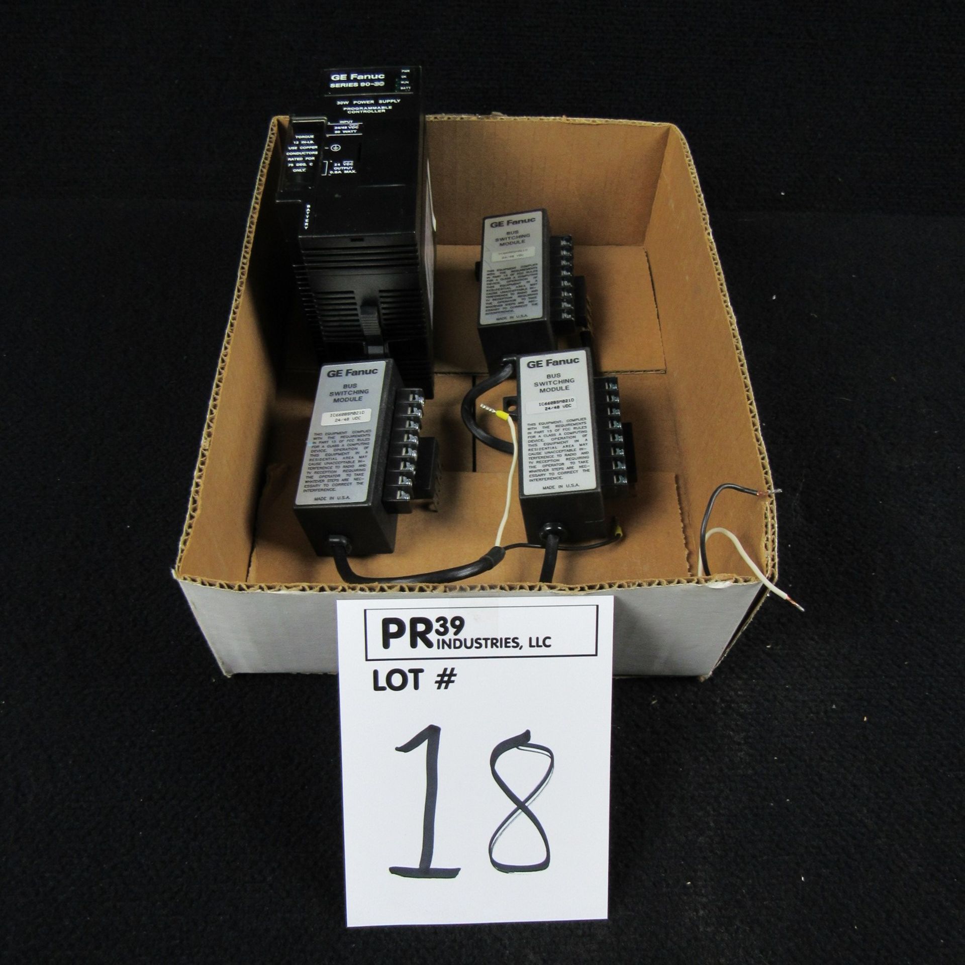 LOT OF GE FANUC, IC693PWR322J, IC660BSM021D (3)