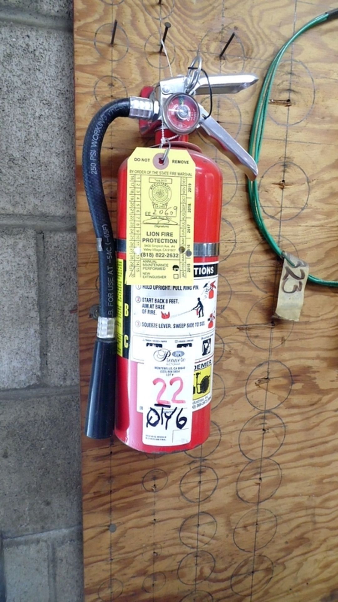 FIRE EXTINGUISHERS