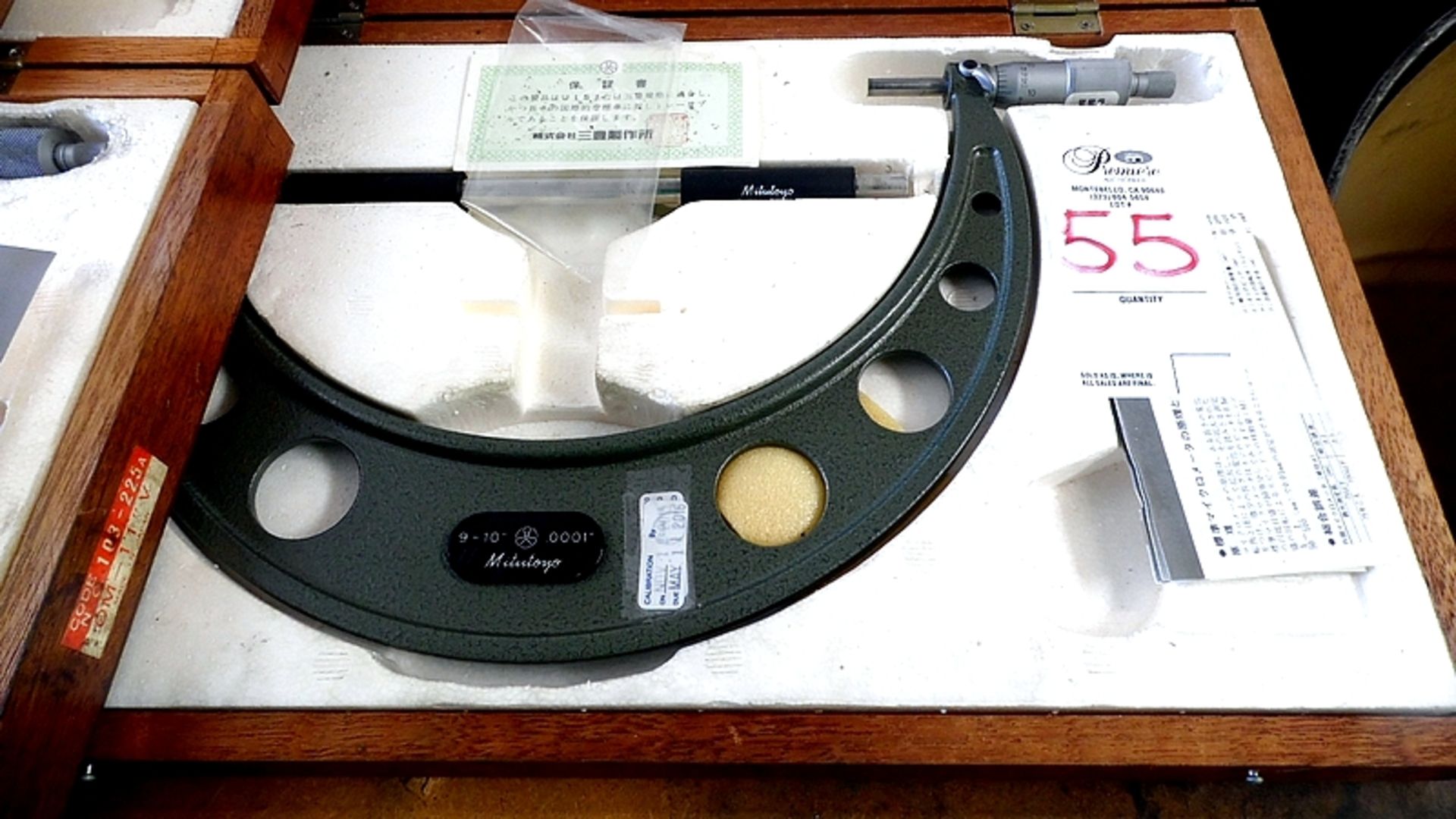 MITUTOYO MICROMETER 9"-10"