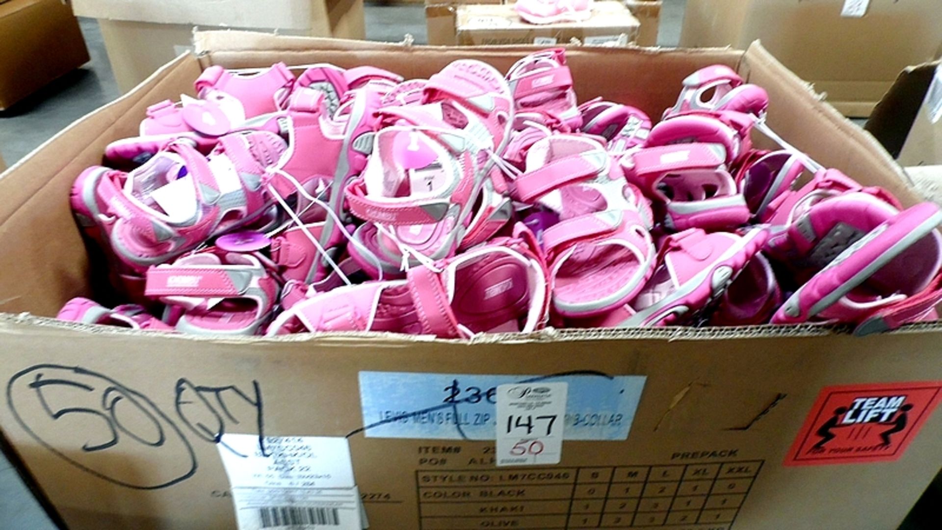 COSTCO GIRLS SANDALS (PINK)