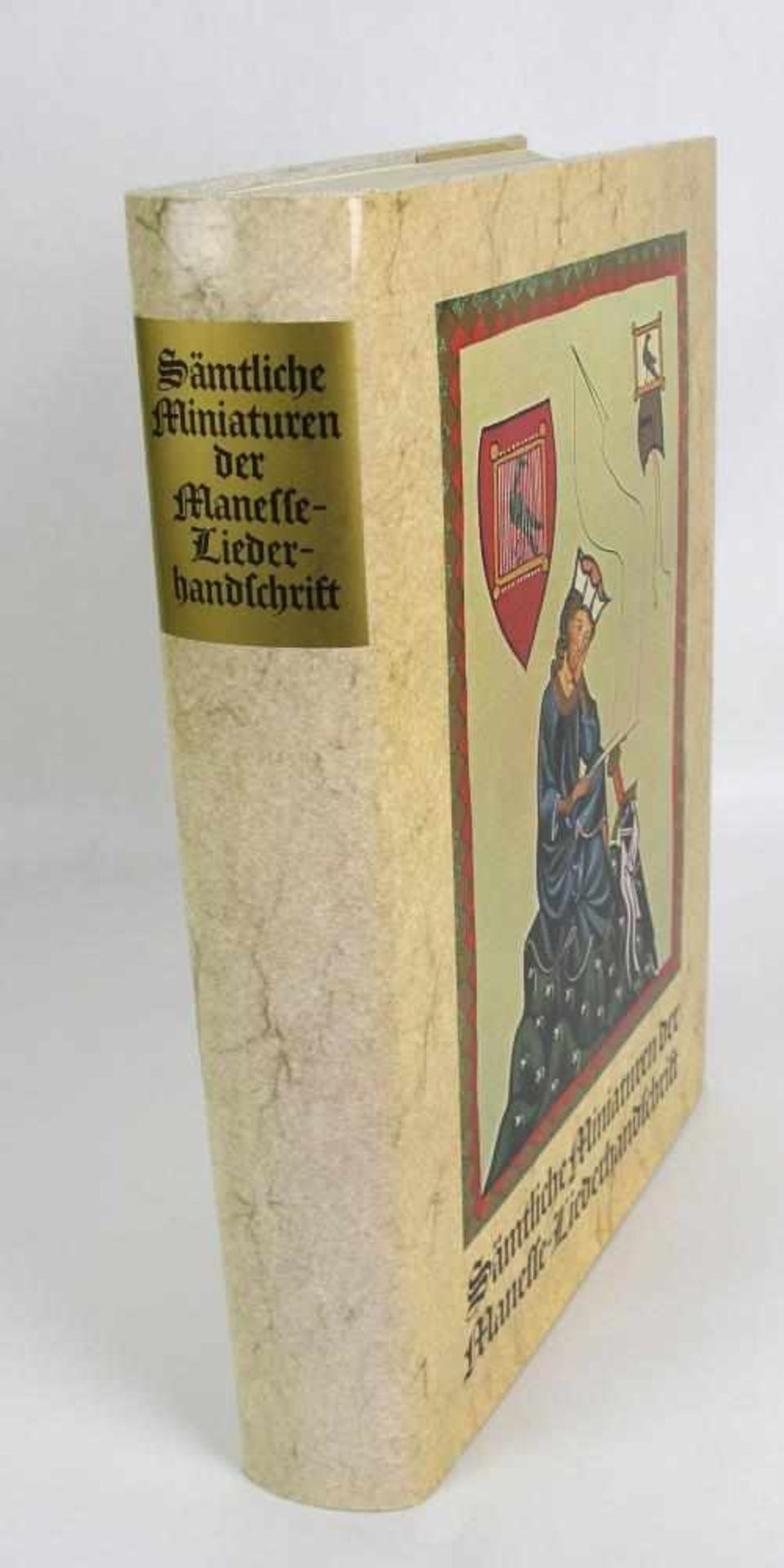 Ingo F. Walther (Hrsg.) Sämtliche Miniaturen der Manesse-Liederhandschrift. Georgi, Aachen 1979.