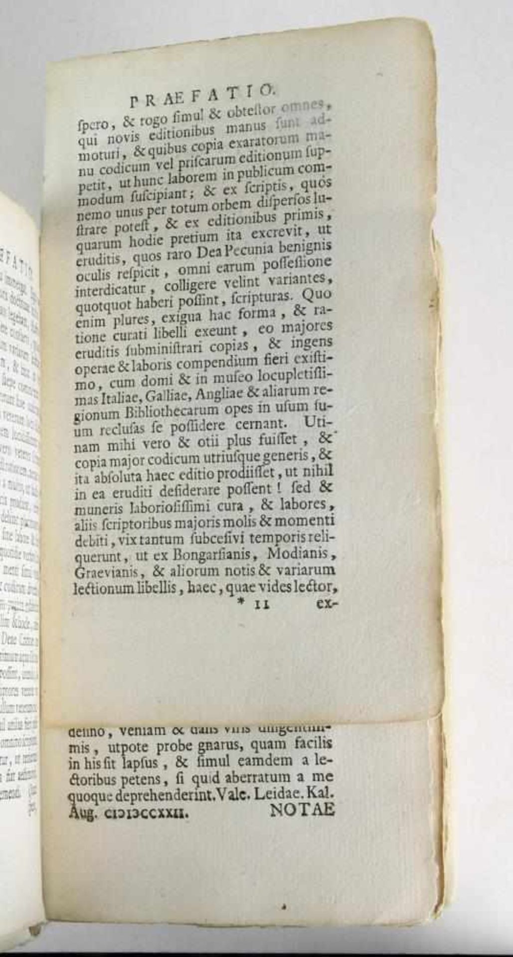 Burmannus, P. Justini Historiae Philippicae… Samuel Luchtman, Leiden 1722. 442 Seiten plus Index. - Bild 4 aus 5