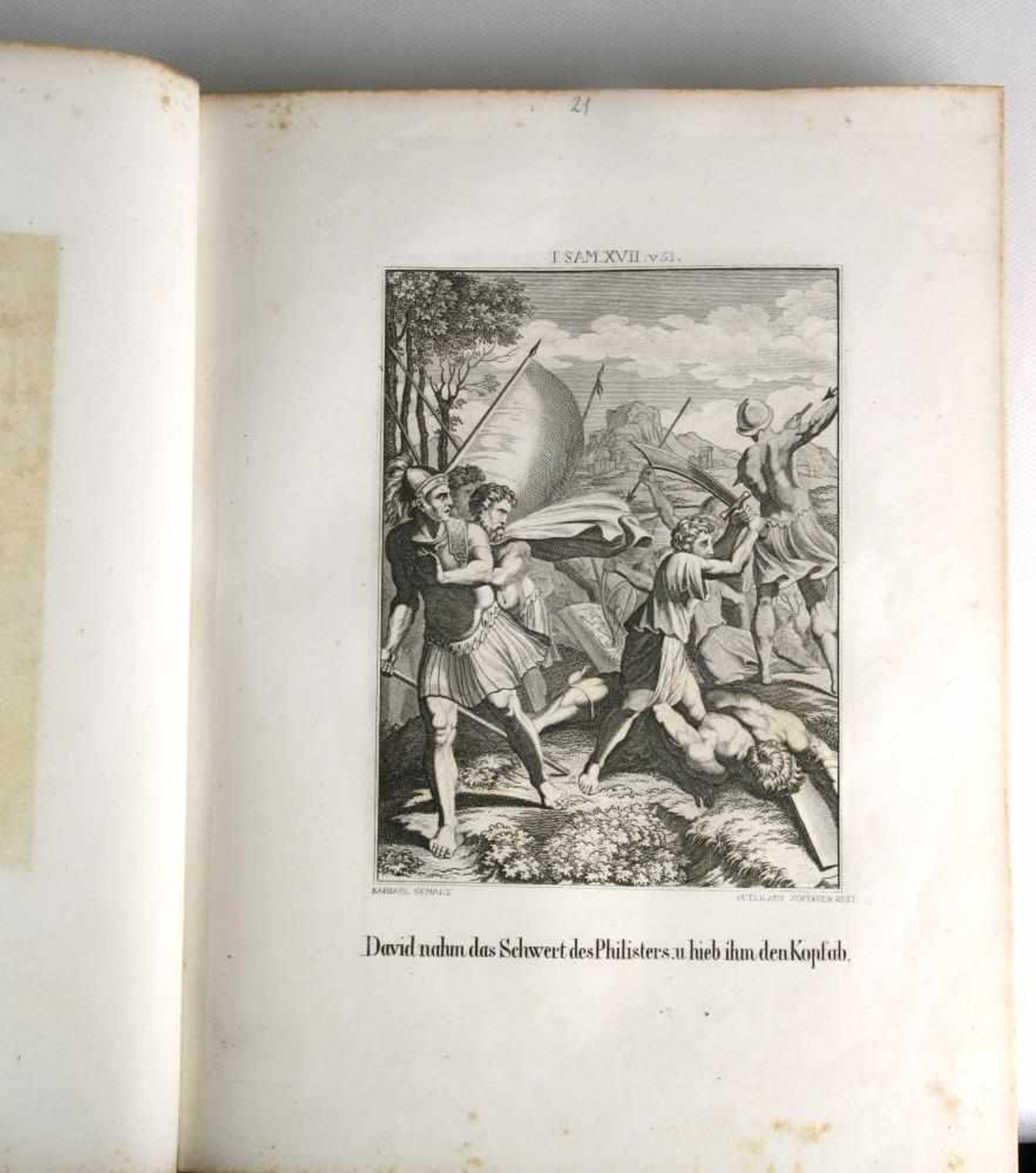 Bilder aus dem Alten Testamente und Neuen Testamente. In einem Band. Müller, Johann Caspar, St. - Bild 2 aus 5