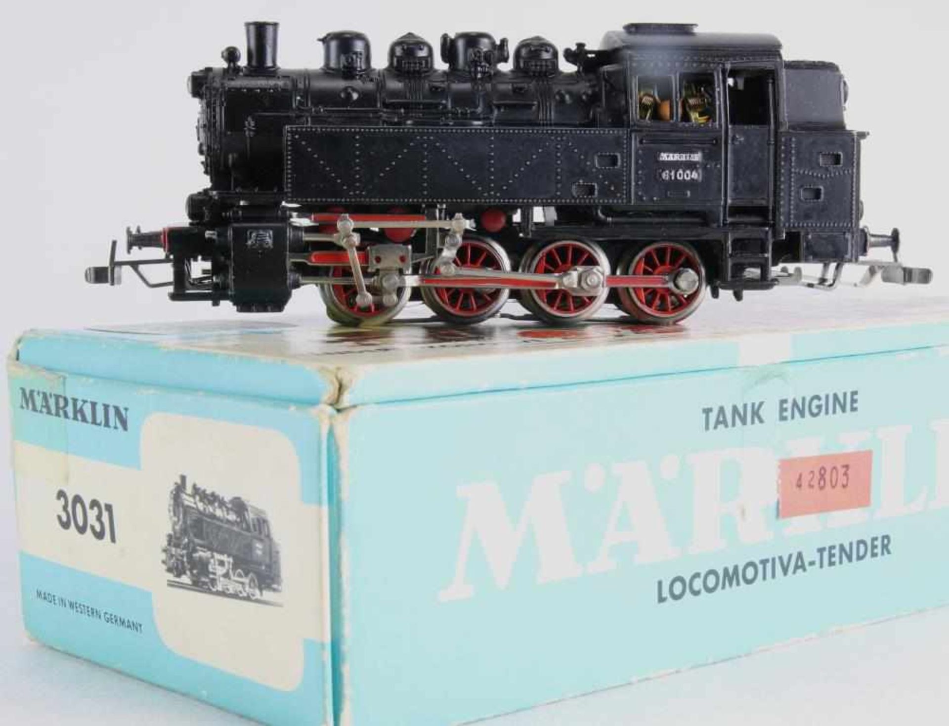 Tenderlok. Märklin H0 3031, Wechselstrom. 81004. Guter Zustand, wenig gelaufen, nicht geprüft.