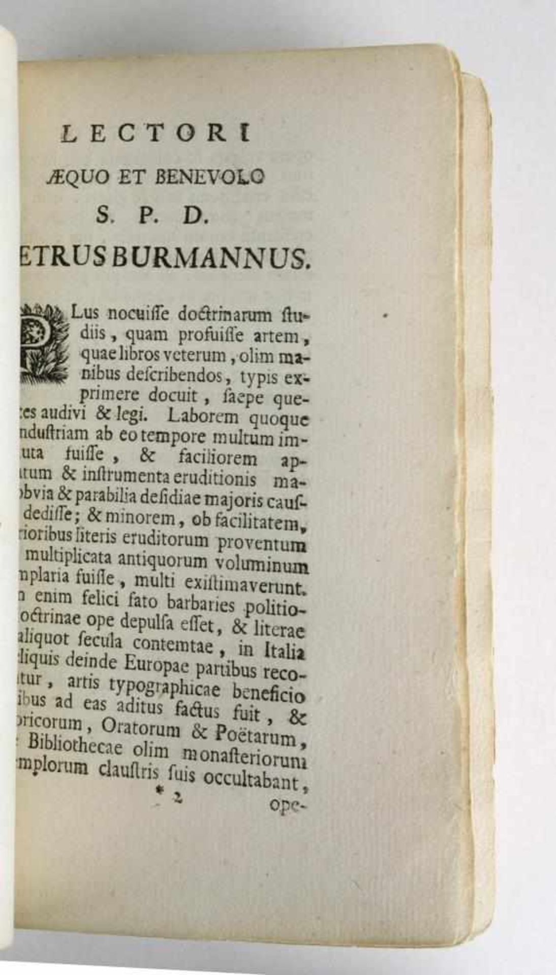 Burmannus, P. Justini Historiae Philippicae… Samuel Luchtman, Leiden 1722. 442 Seiten plus Index. - Bild 3 aus 5