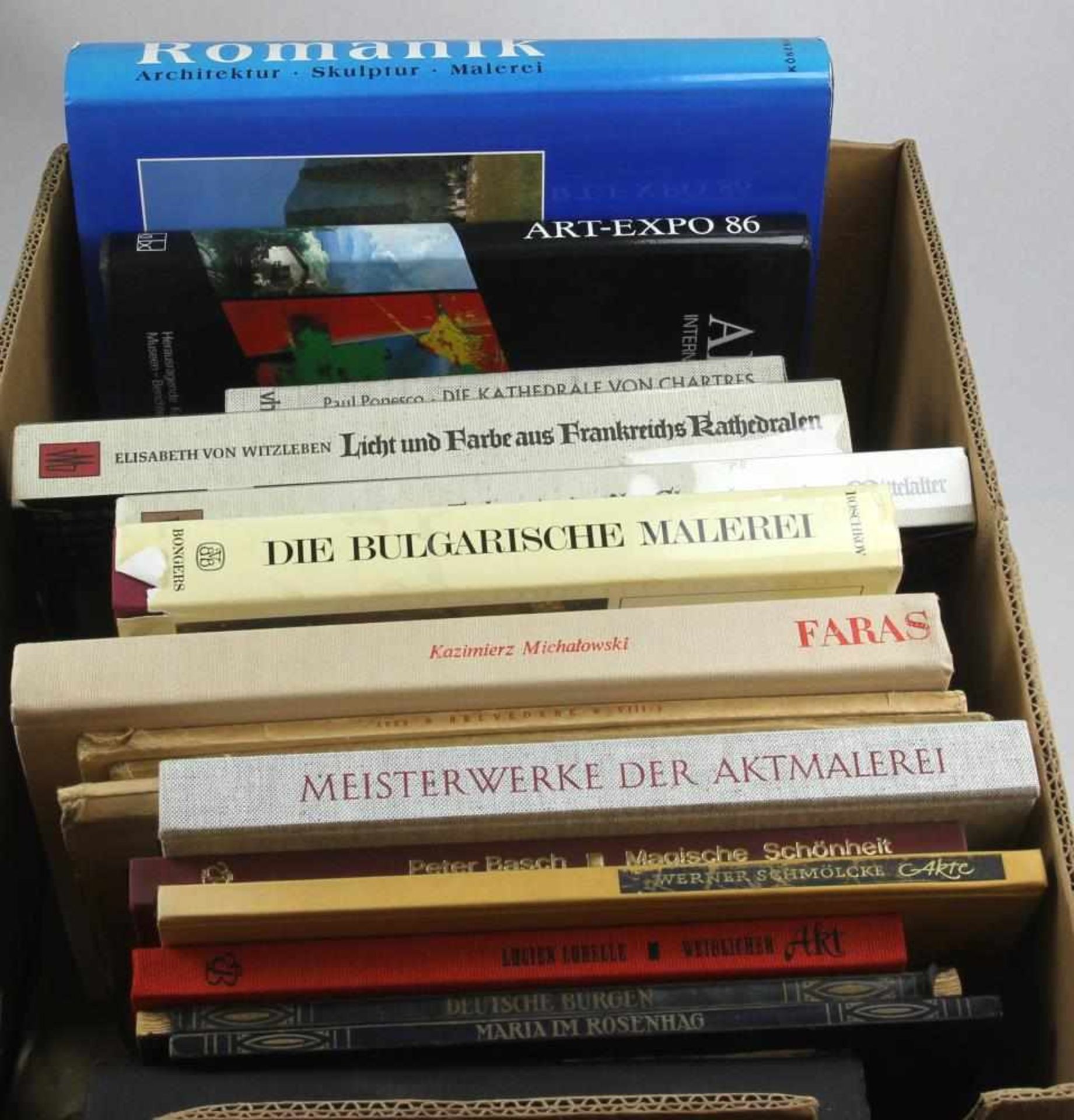 Konvolut Bücher. 16 Bücher zu kunsthistorischen Themen wie dem weiblichen Akt, der Porträtkunst,