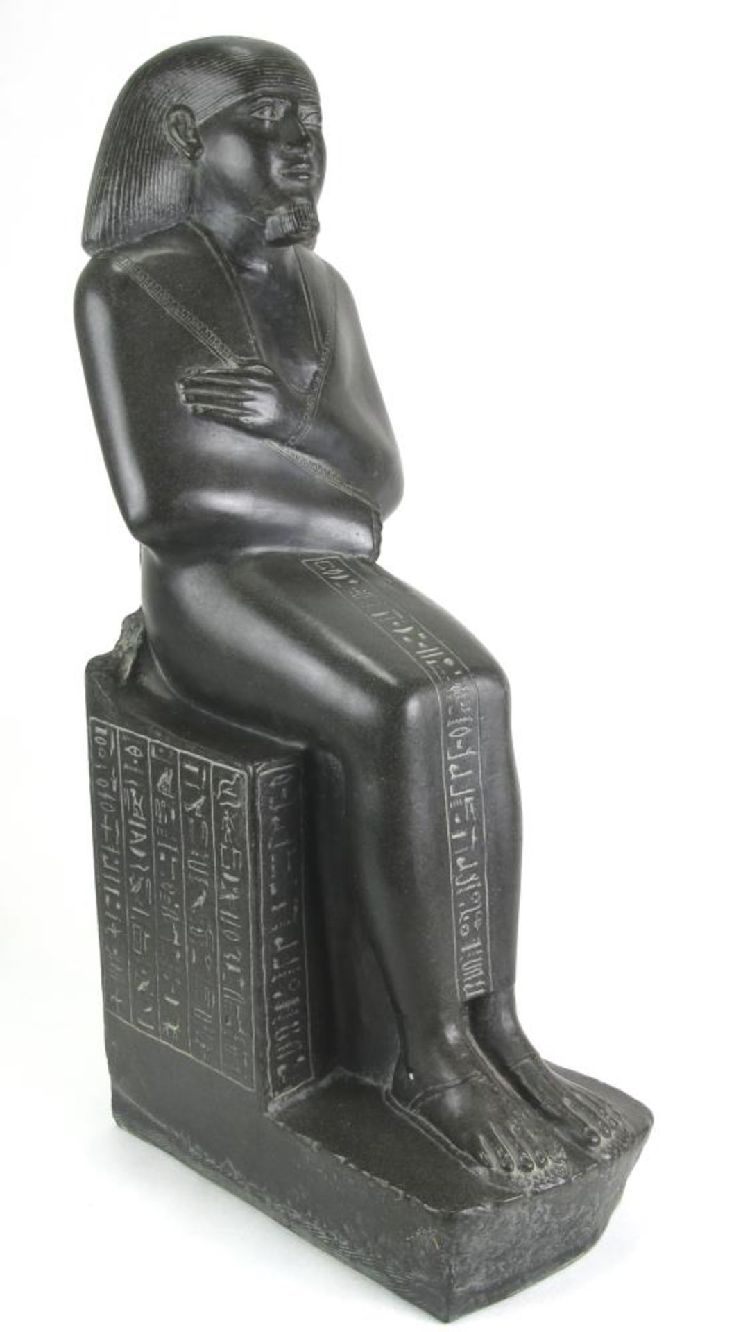 Monthemet. Große Statuette nach dem Original im Ägyptischen Museum in Berlin. Ars mundi -Collection, - Bild 2 aus 5