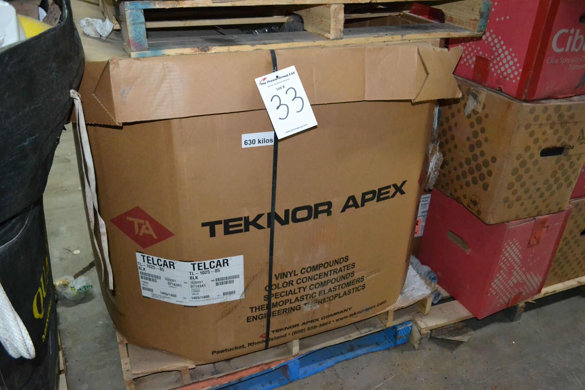 Teknor Apex colored resin, Black Approx 630 KG