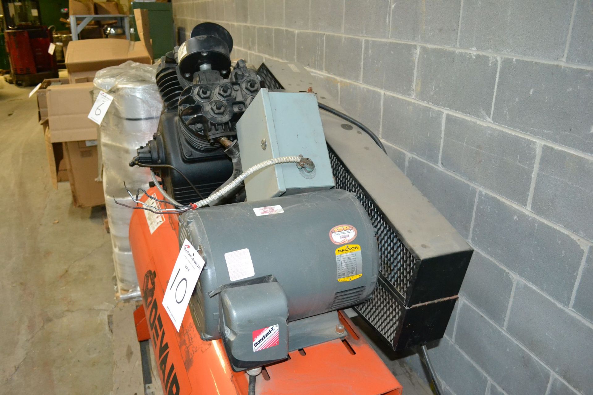 Devair Air compressor, 15 HP, 575Volts, model 447 - Image 2 of 5