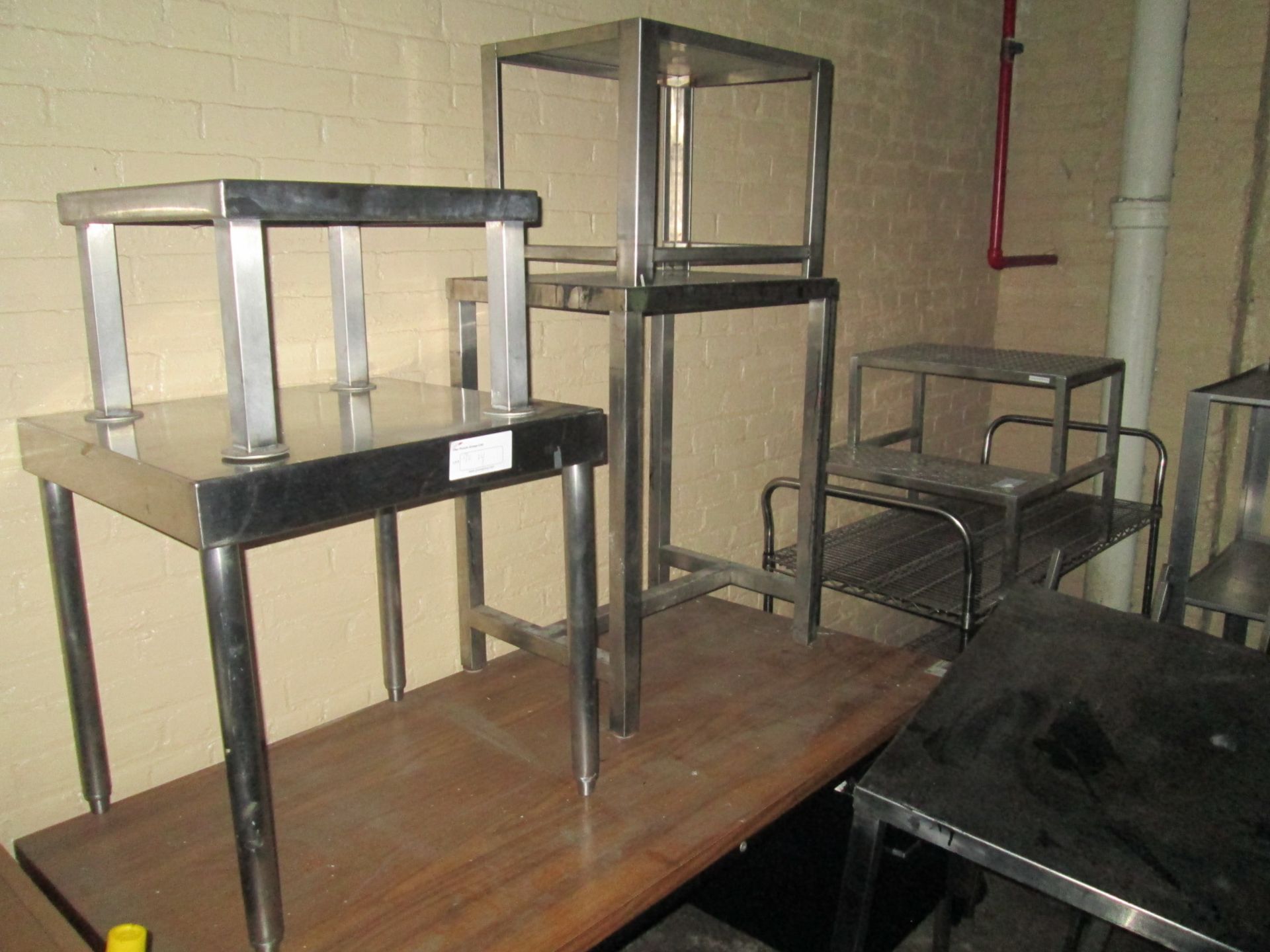 Lot of Assorted Stainless Steel Tables, Stands and Carts - Image 4 of 7