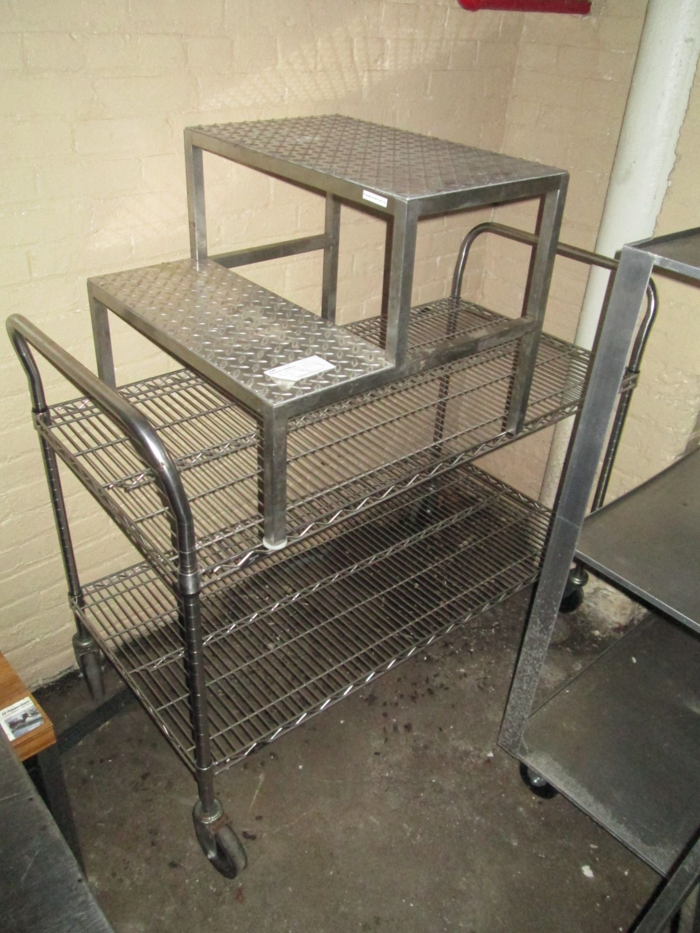 Lot of Assorted Stainless Steel Tables, Stands and Carts - Image 6 of 7