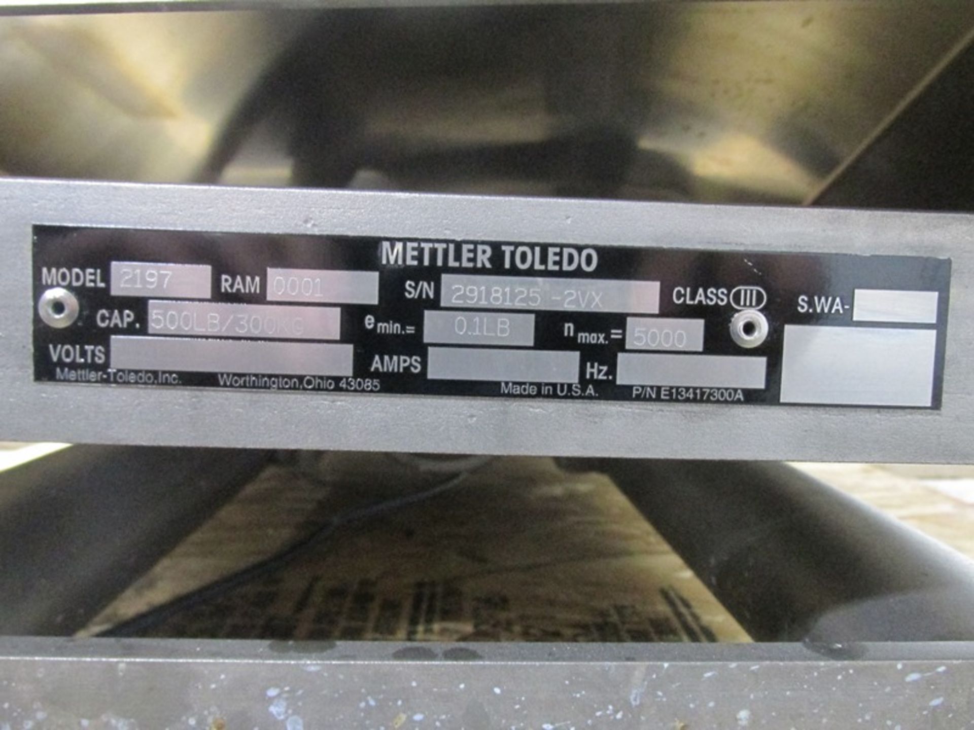 31" x 24" Mettler-Toledo Scale - Image 3 of 7