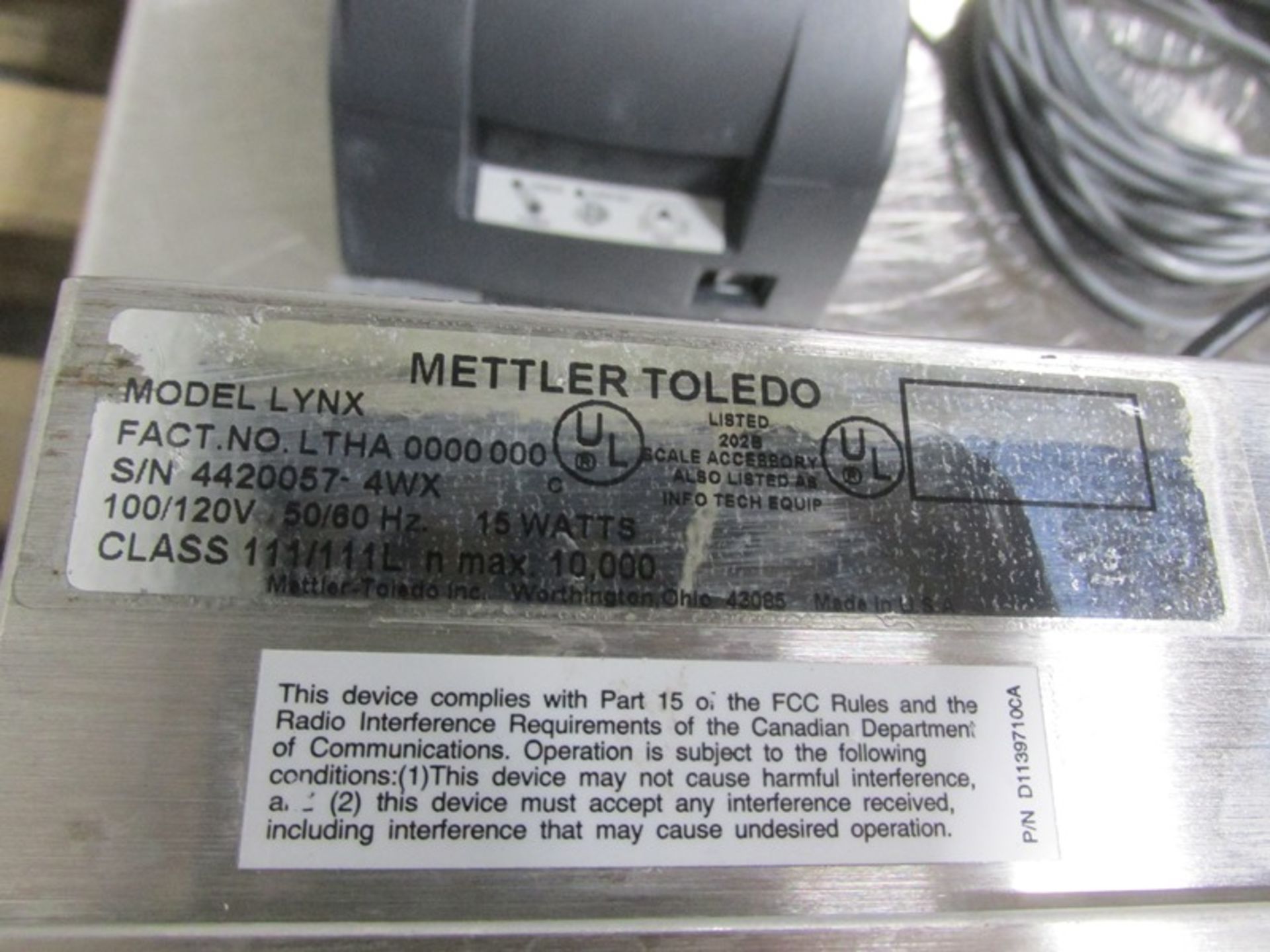 31" x 24" Mettler-Toledo Scale - Image 5 of 7