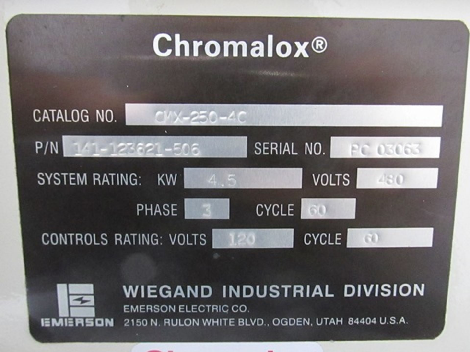 4.5 kW Chromalox Microtherm Temperature Controller - Image 8 of 8