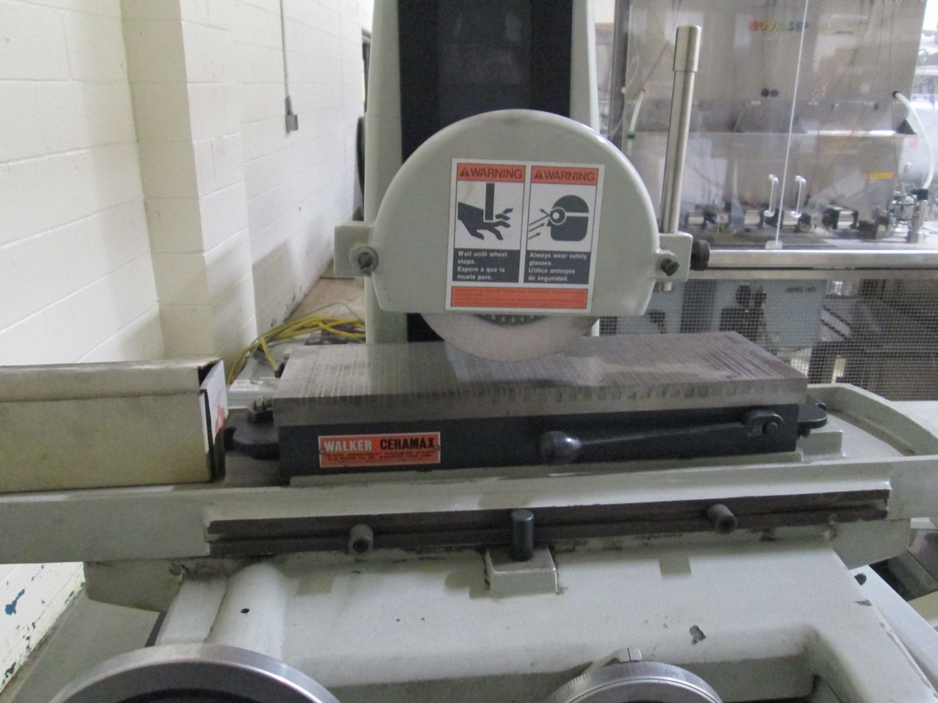 Harig 618 Surface Grinder, 6" x 18" Walker Ceramex permanent magnetic chuck, 6" wheel diameter, - Image 5 of 16