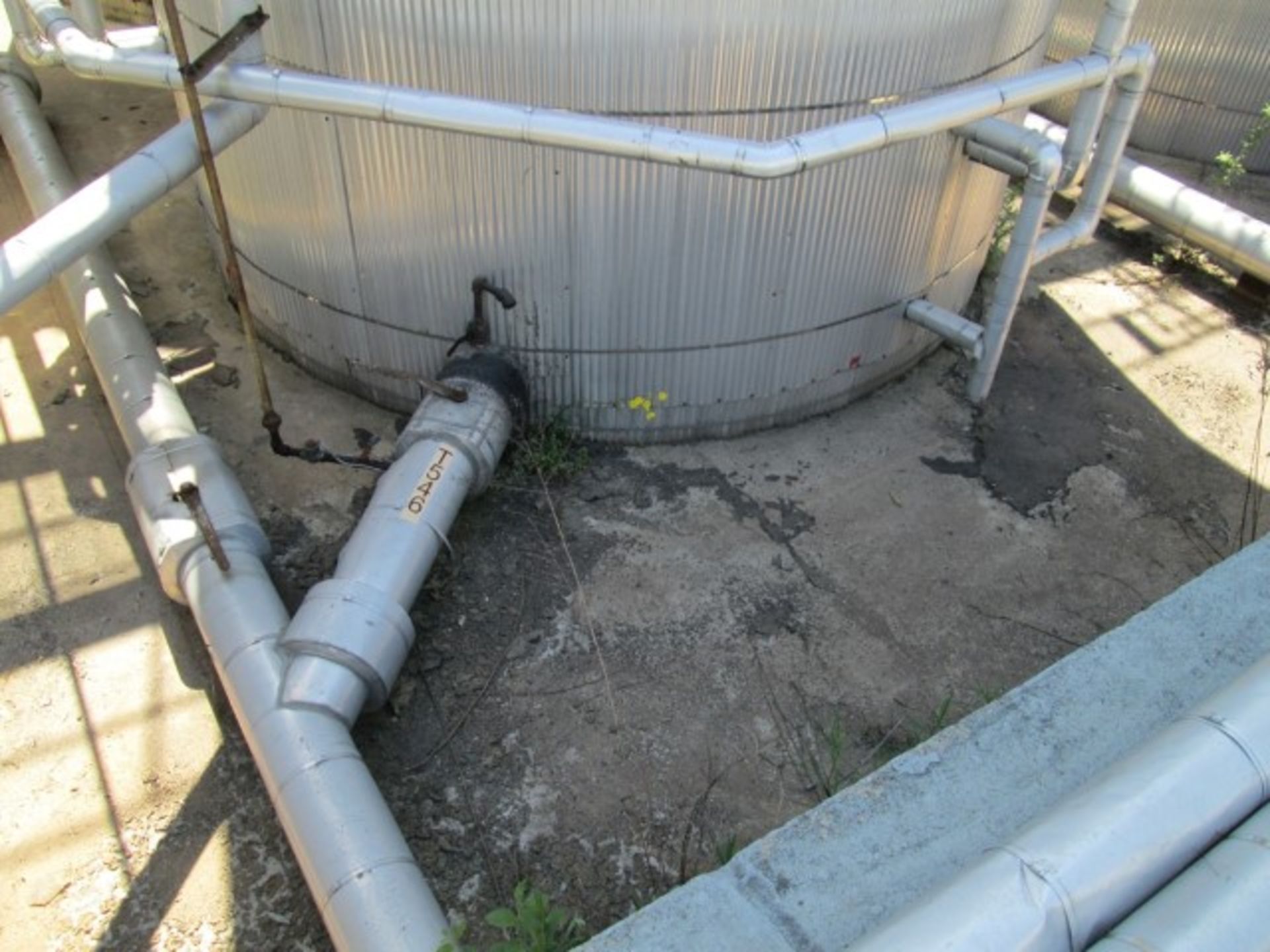 14500 O'Conner storage tank, carbon steel construction, 11'6" diameter x 18'6" straight side, dome - Image 2 of 8