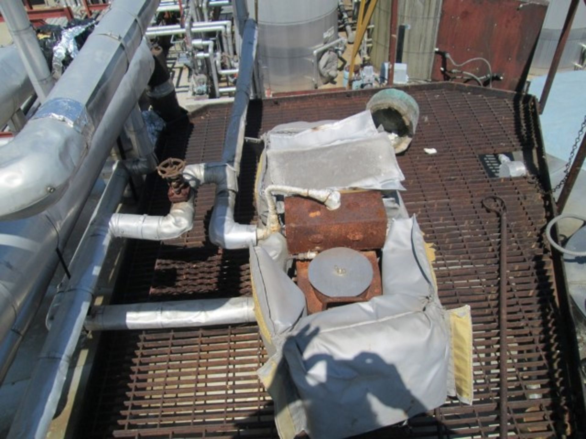 14500 gallon O'Conner storage tank, carbon steel construction, 11' diameter x 19' straight side, - Image 8 of 11