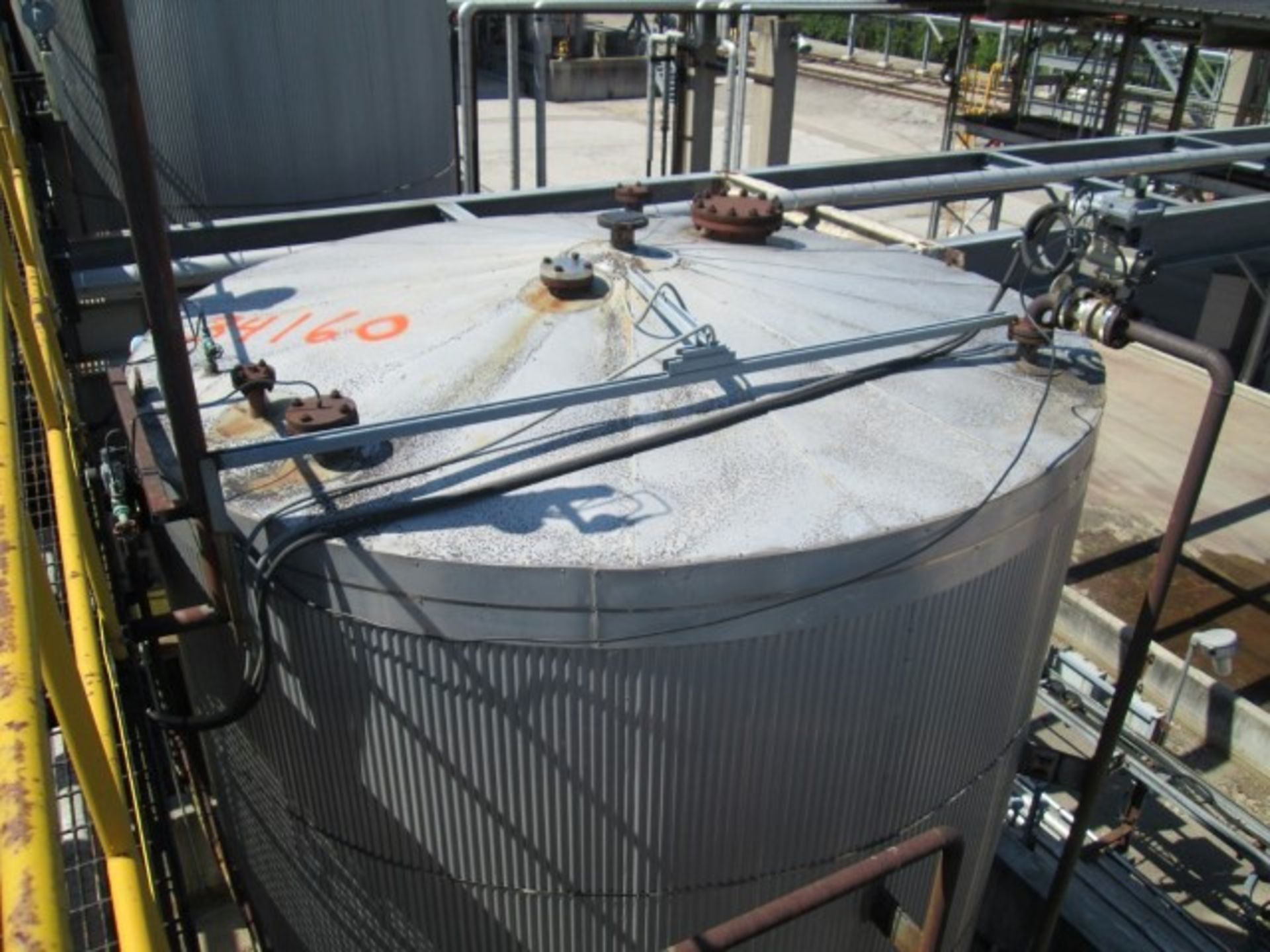 13000 gallon O'Conner storage tank, carbon steel construction, 11' diameter x 18'6" straight side, - Image 3 of 5