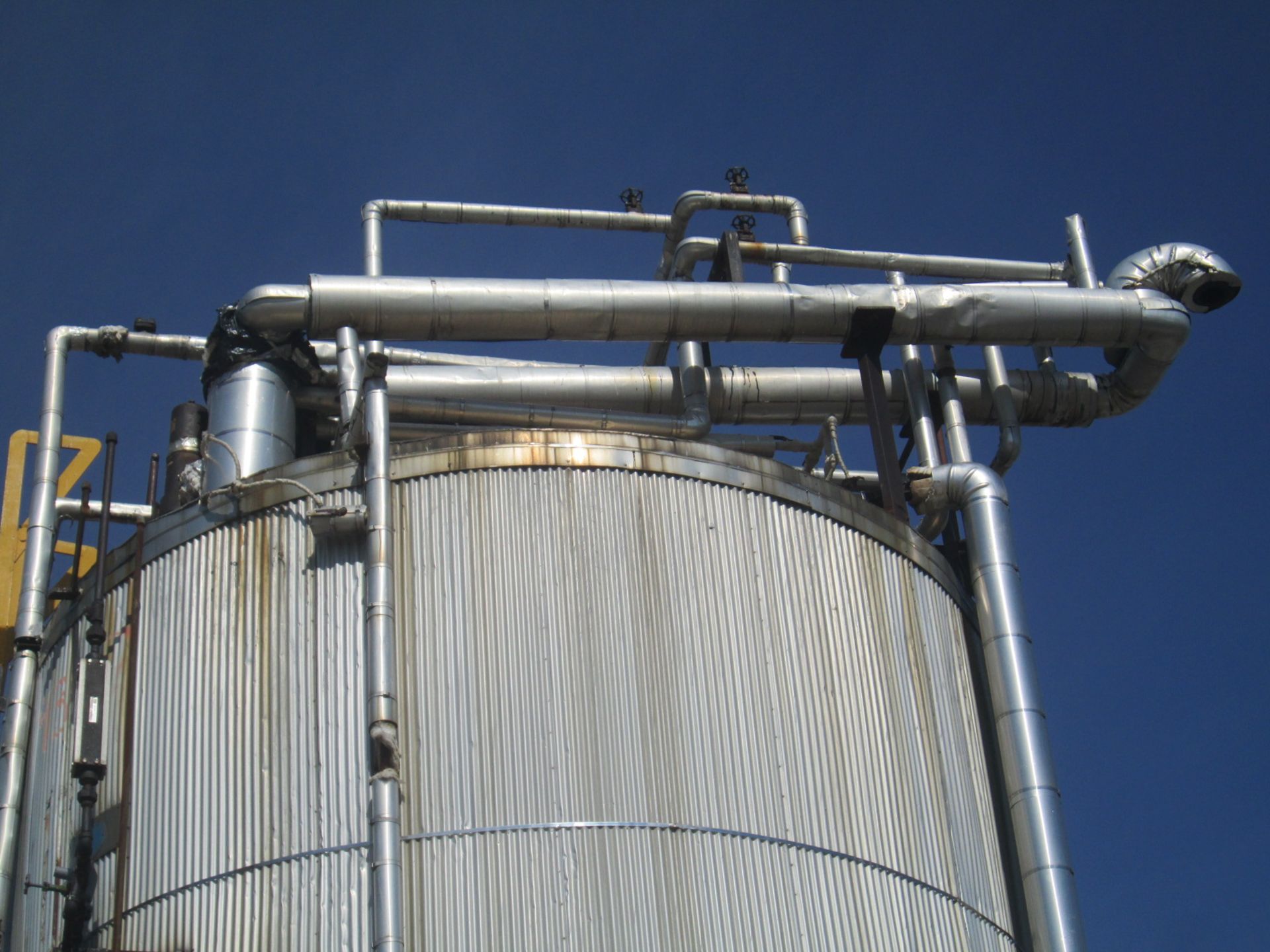 14500 gallon O'Conner storage tank, carbon steel construction, 11' diameter x 19' straight side, - Image 4 of 11