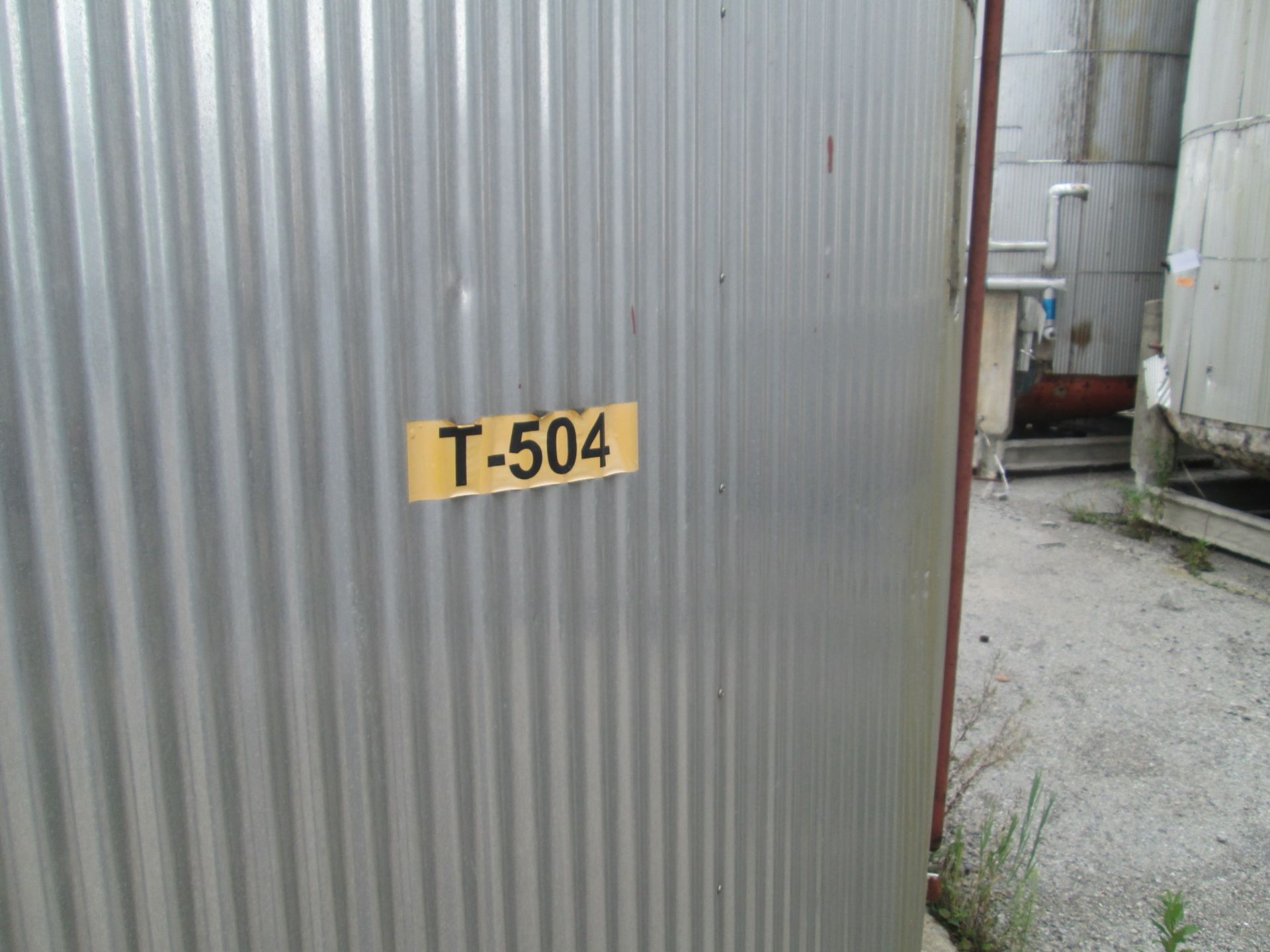 24500 gal O'Conner storage tank, carbon steel construction, 12' diameter x 29' straight side, dome - Image 10 of 10