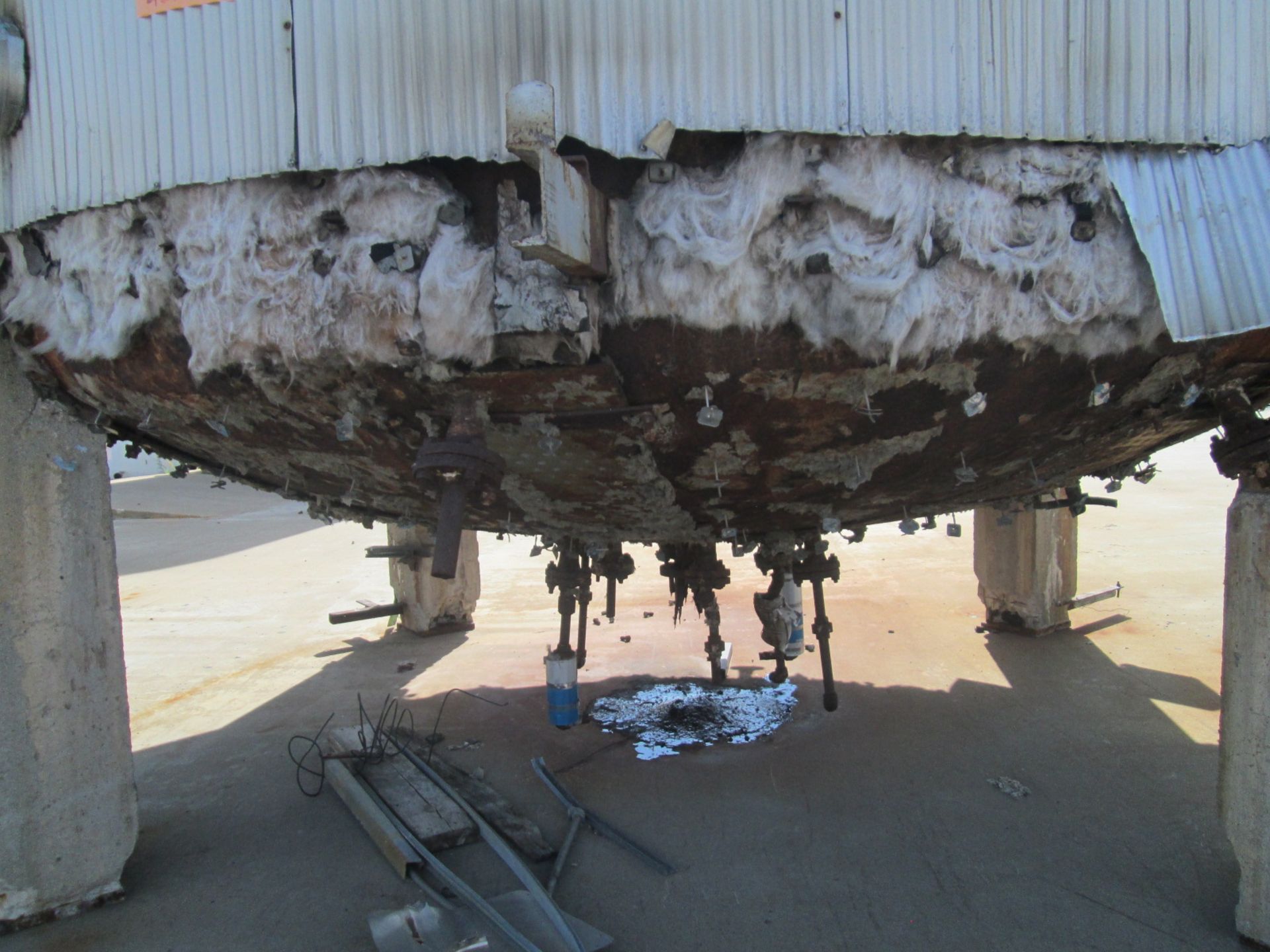 14500 gallon O'Conner storage tank, carbon steel construction, 11' diameter x 19' straight side, - Image 7 of 11