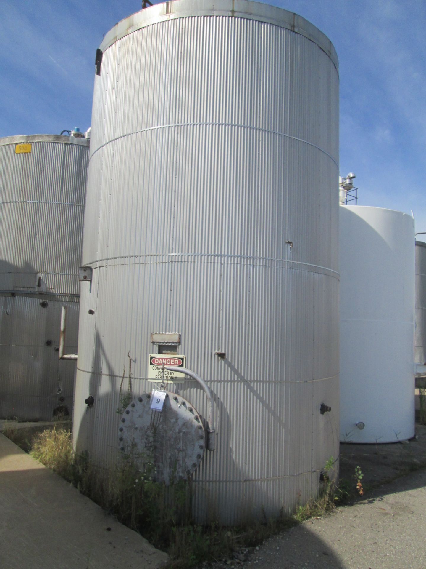 8000 Gallon (approx) O'Conner Carbon Steel Tank, Serial Number T-1205
