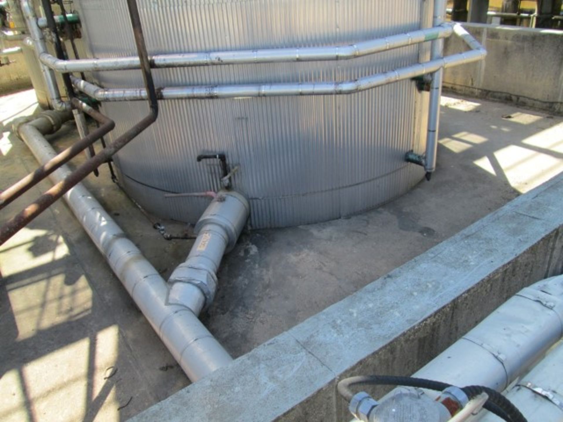 13000 gallon O'Conner storage tank, carbon steel construction, 11' diameter x 18'6" straight side, - Image 2 of 5