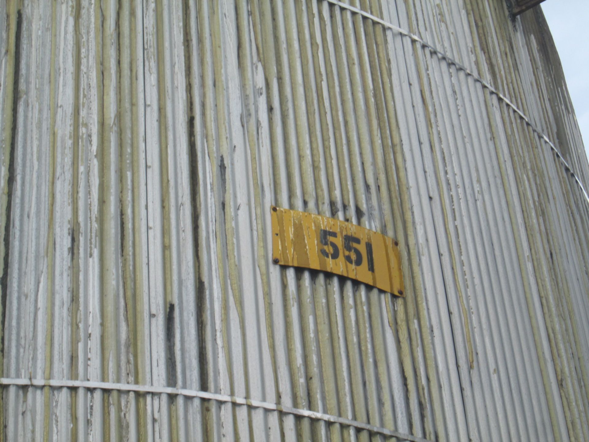 14500 O'Conner storage tank, carbon steel construction, 11'6" diameter x 18'6" straight side, dome - Image 3 of 6