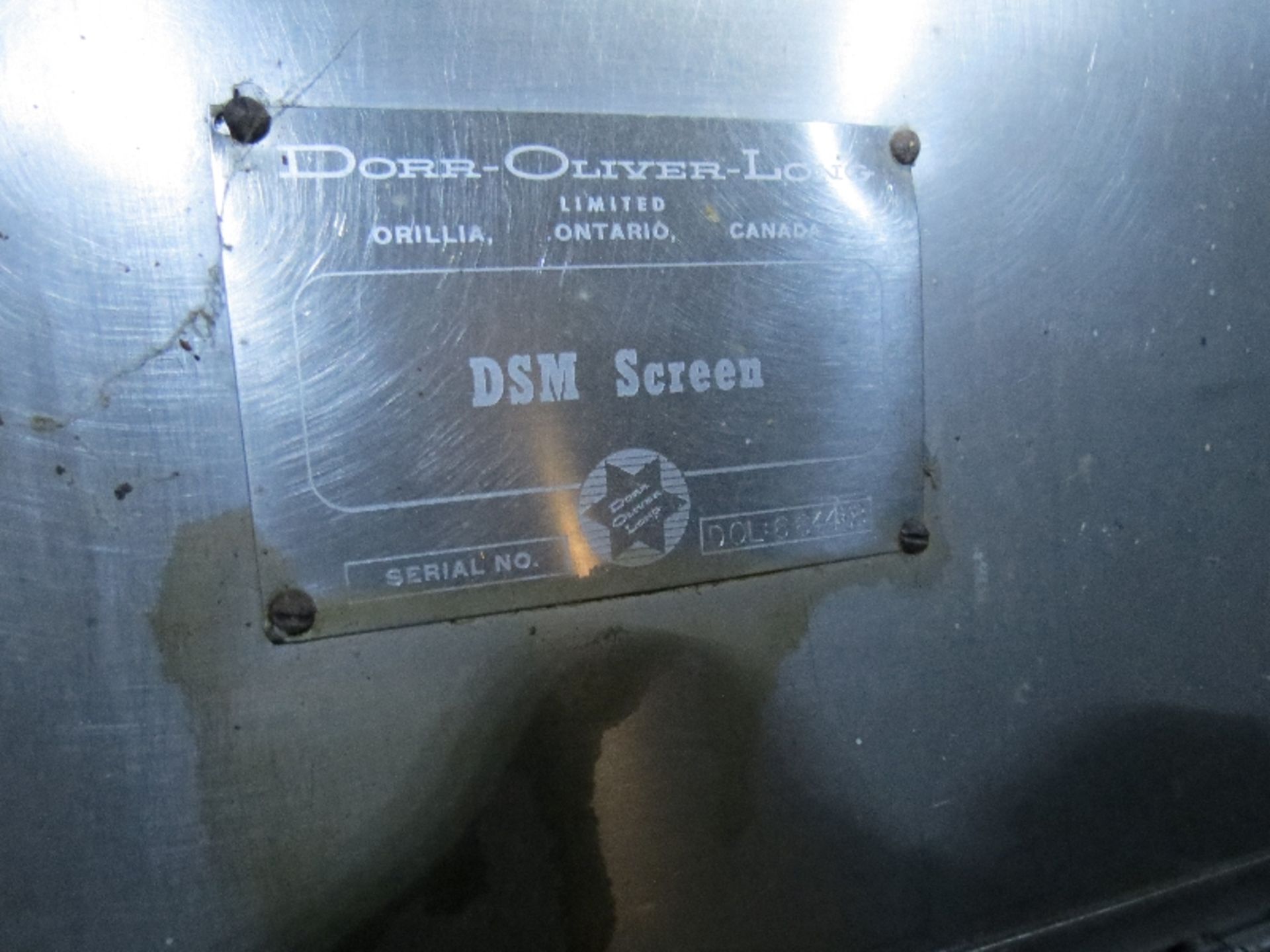 Dorr-Oliver Single Bank DSM Screen Stainless Steel Construction - 24" Model A - Type A - Image 3 of 4