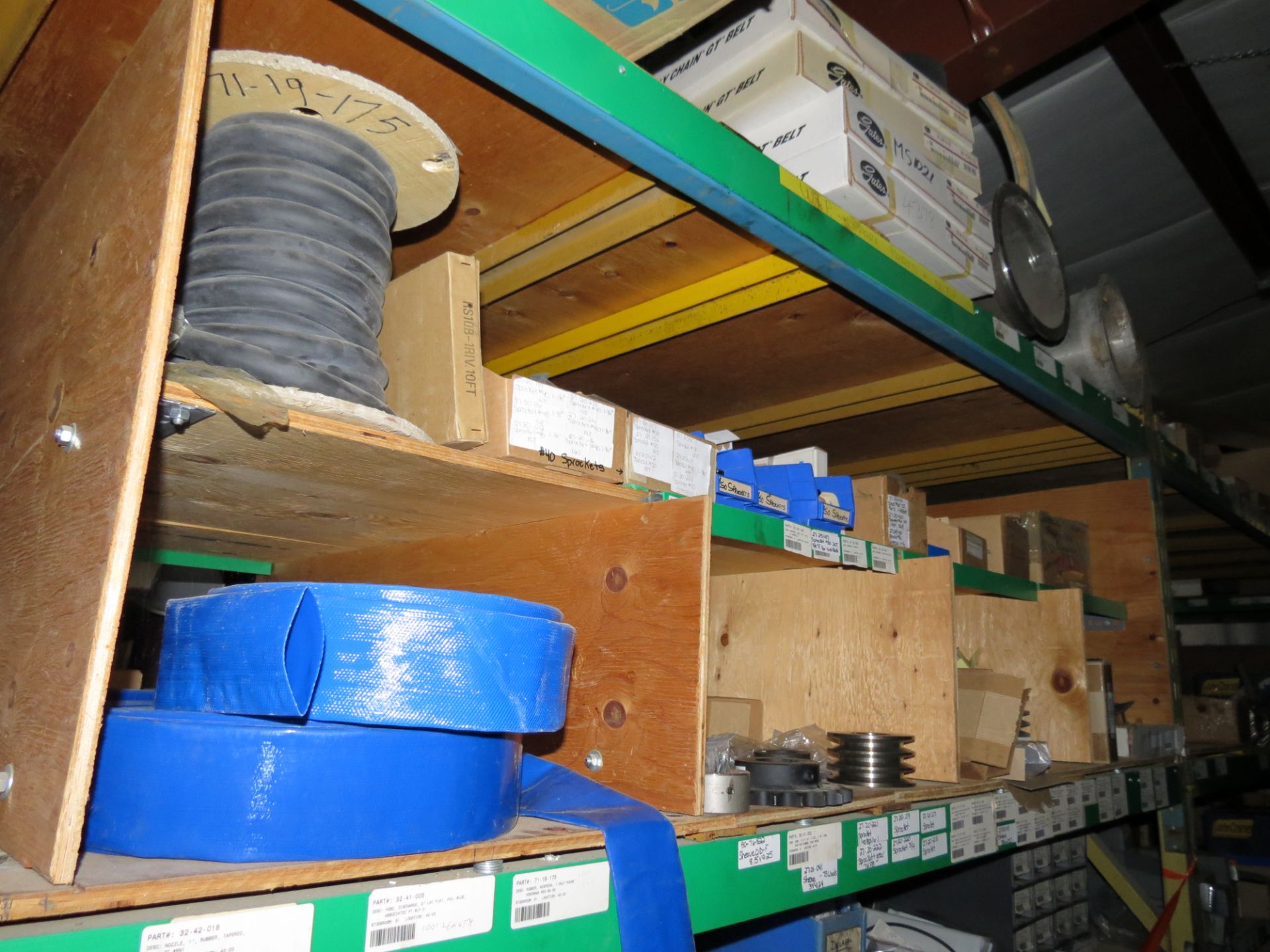 (1) Lot Spare parts on 2 sections of racking - Image 5 of 30