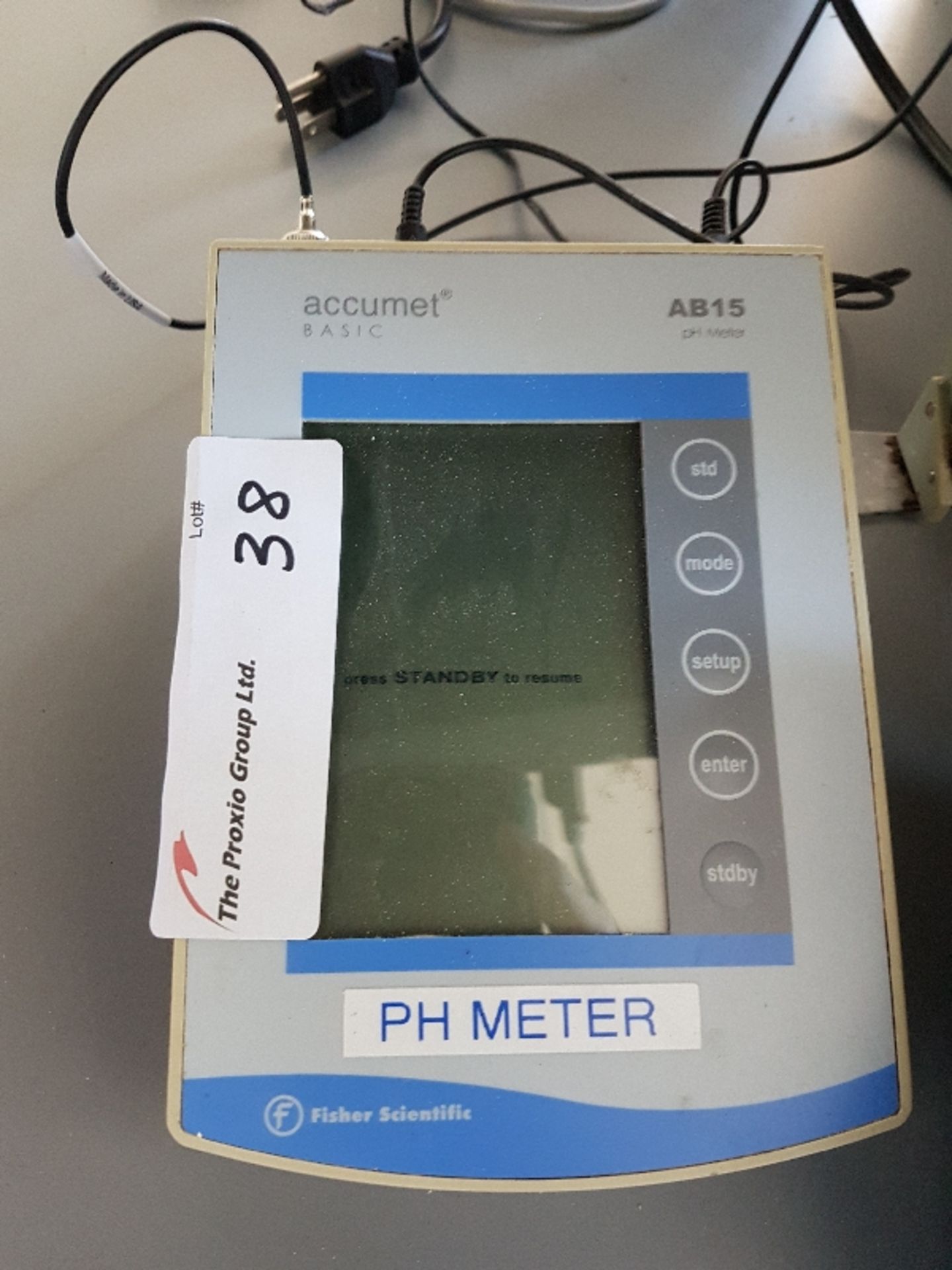 Fisher Scientific AB 15 PH Meter (setup) - Image 2 of 4