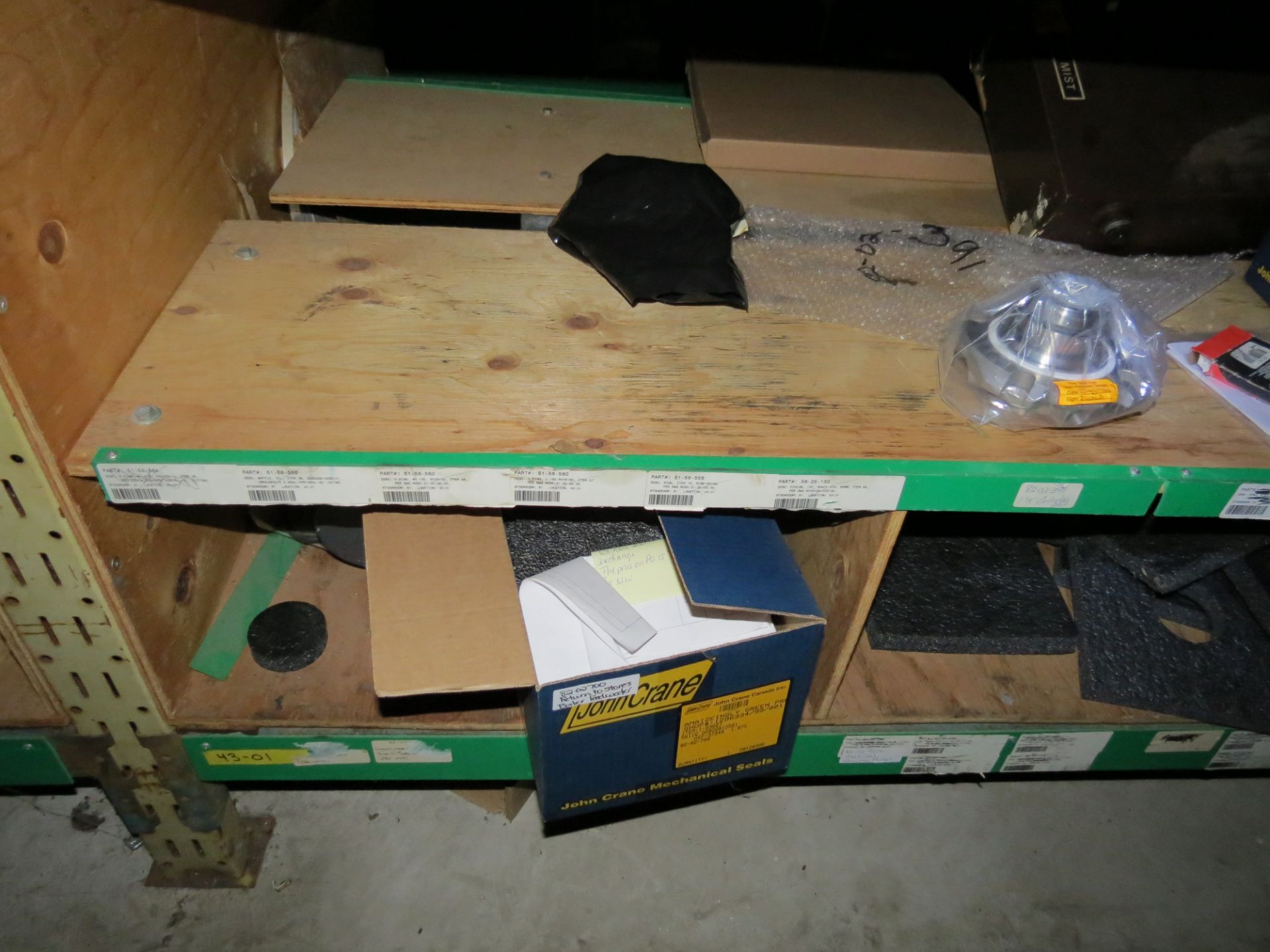 (1) Lot Spare parts on 2 sections of racking - Image 13 of 30