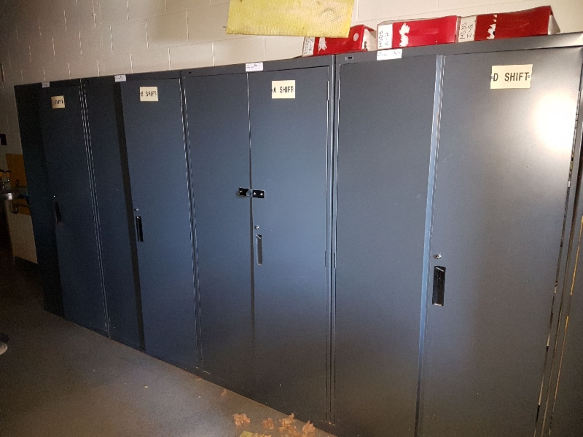 Lot (5) Metal Storage Cabinets