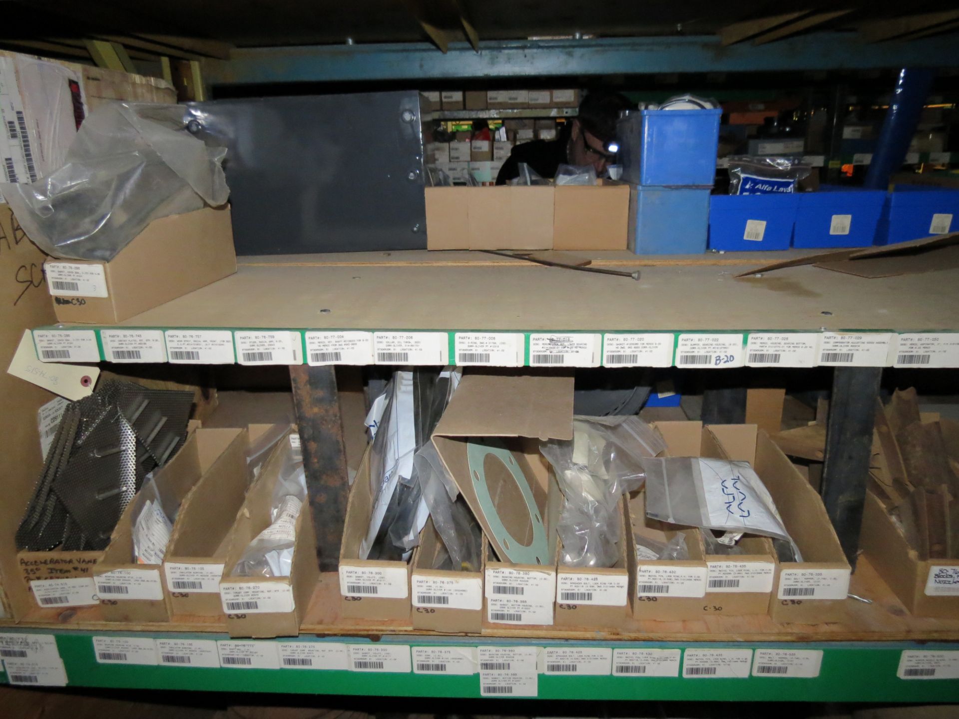 (1) Lot Spare parts on 2 sections of racking - Image 25 of 30