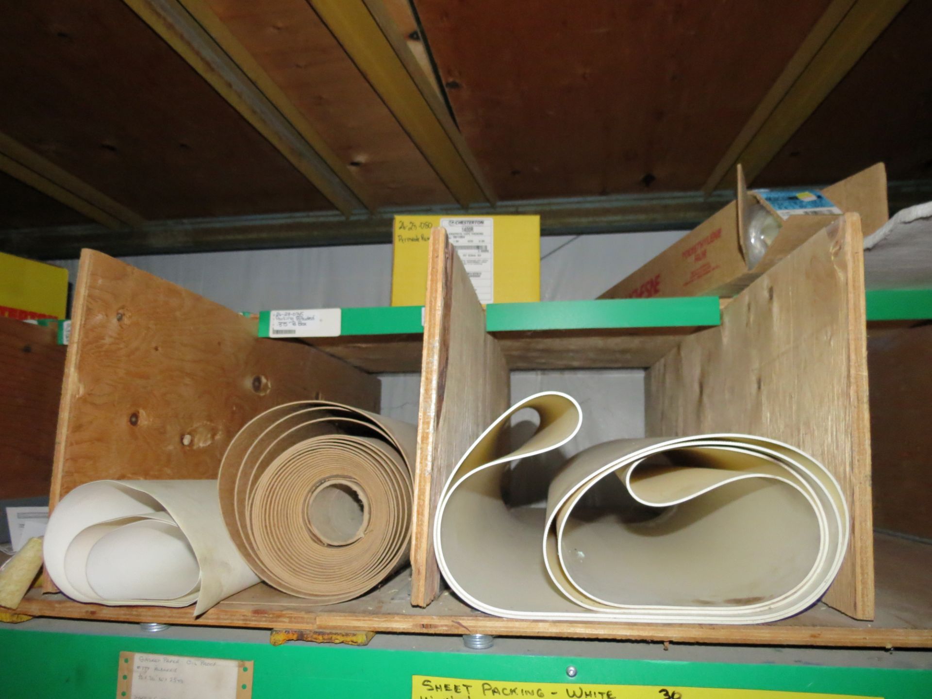 (1) Lot of machine spare parts & electrical components on 4 sections of racking - Image 5 of 15