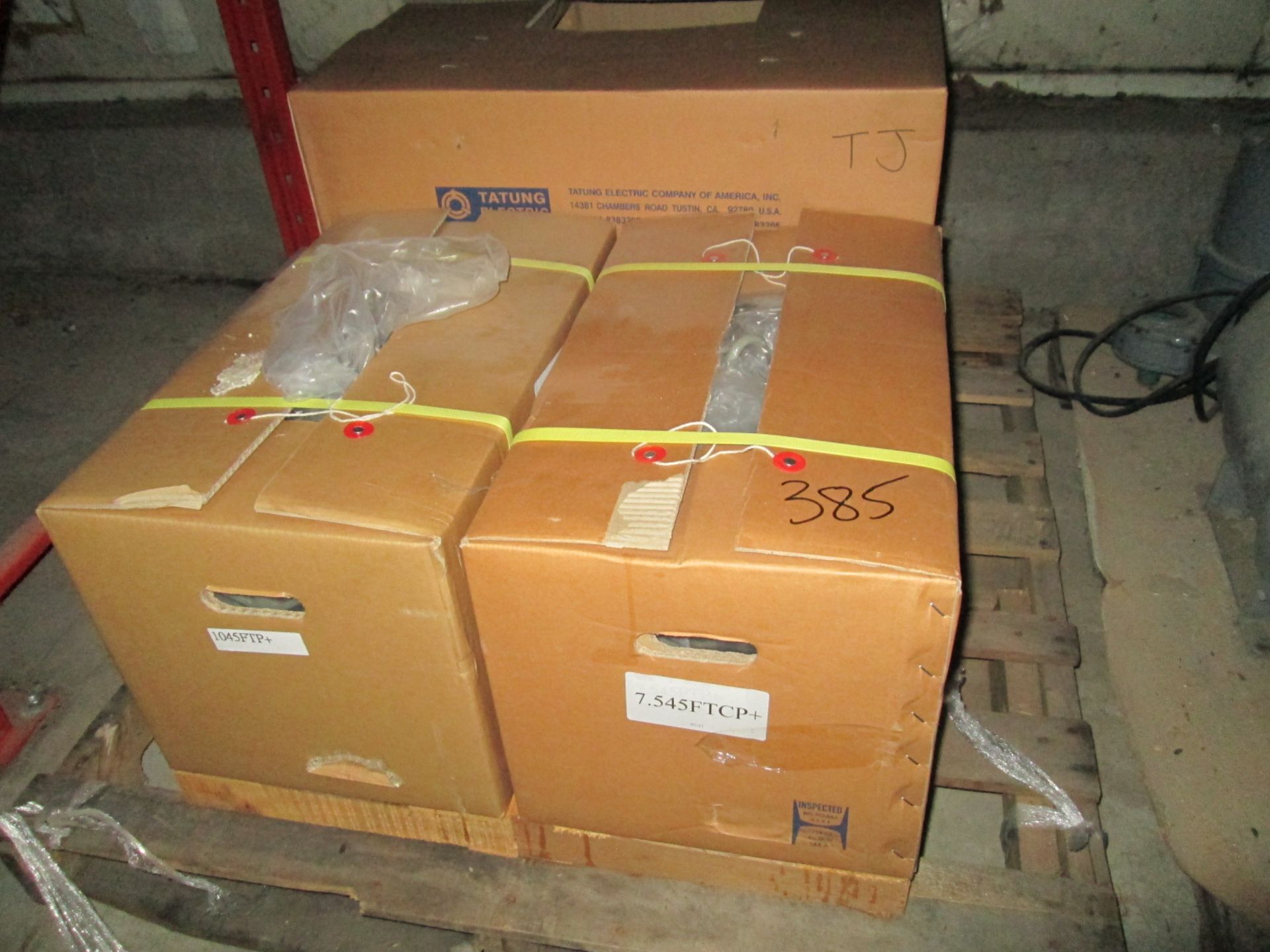 (2) Unused Tatung Electric Motors (in Boxes) 1x 10 HP & 1 x 7.5 HP