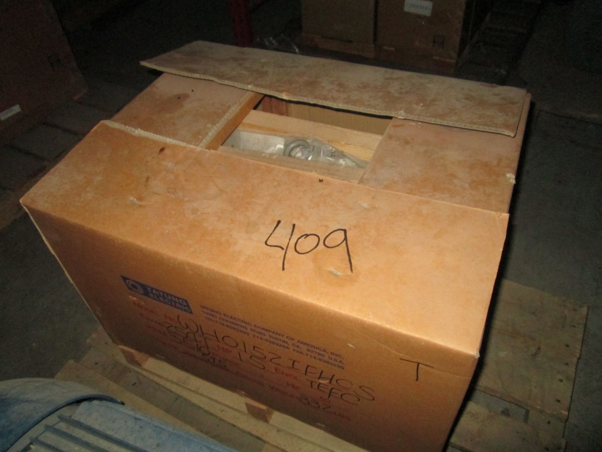 Unused Tatung Electric Motors - In box Frame 254T - 3510 RPM