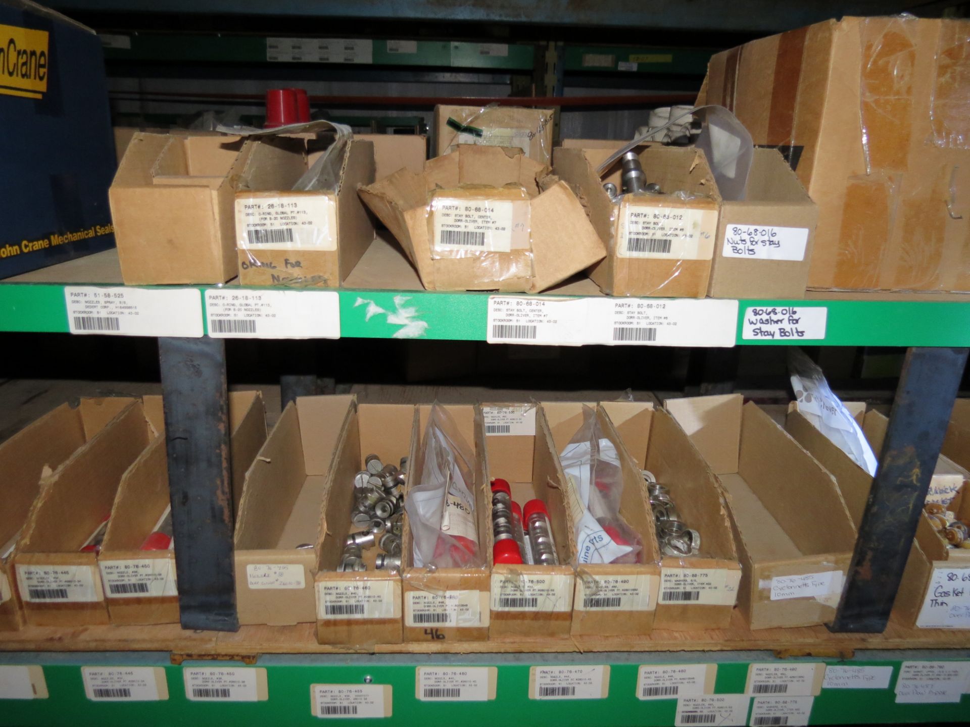 (1) Lot Spare parts on 2 sections of racking - Image 15 of 30