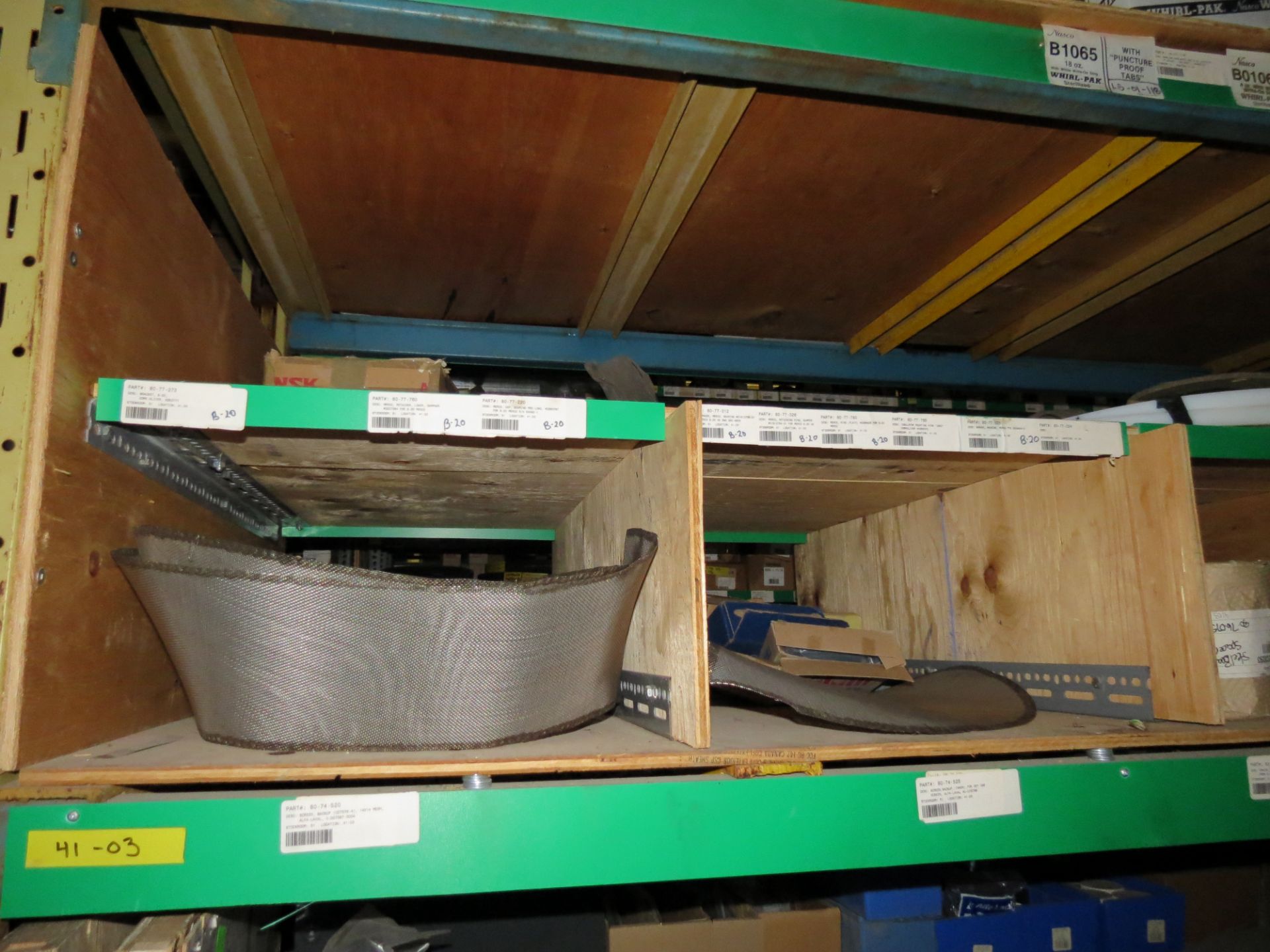 (1) Lot Spare parts on 2 sections of racking - Image 2 of 30