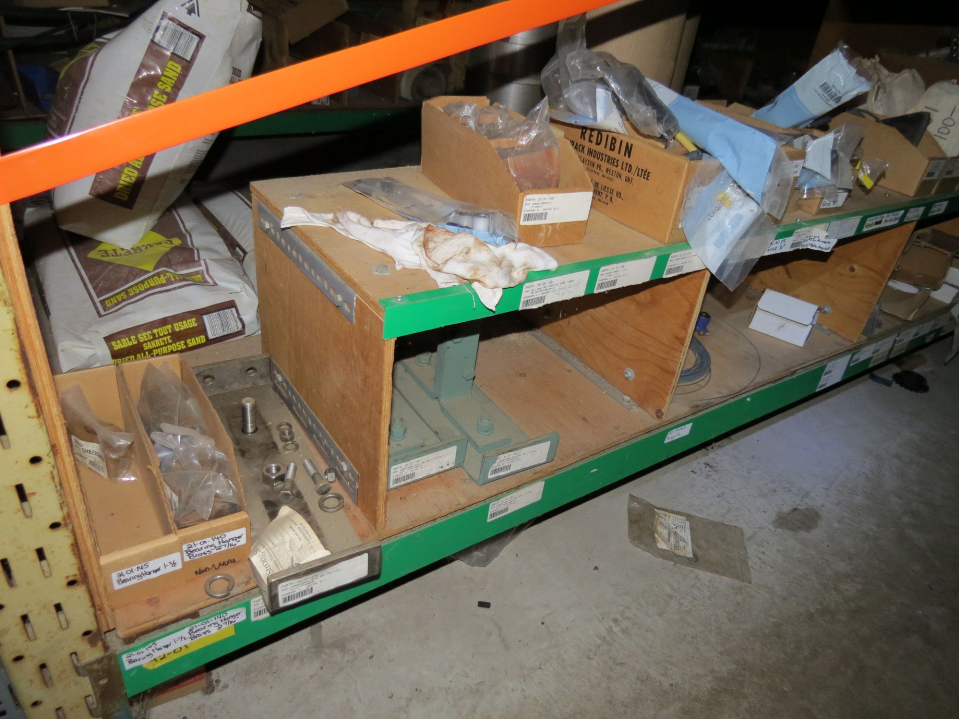 (1) Lot Spare parts on 2 sections of racking - Image 7 of 30