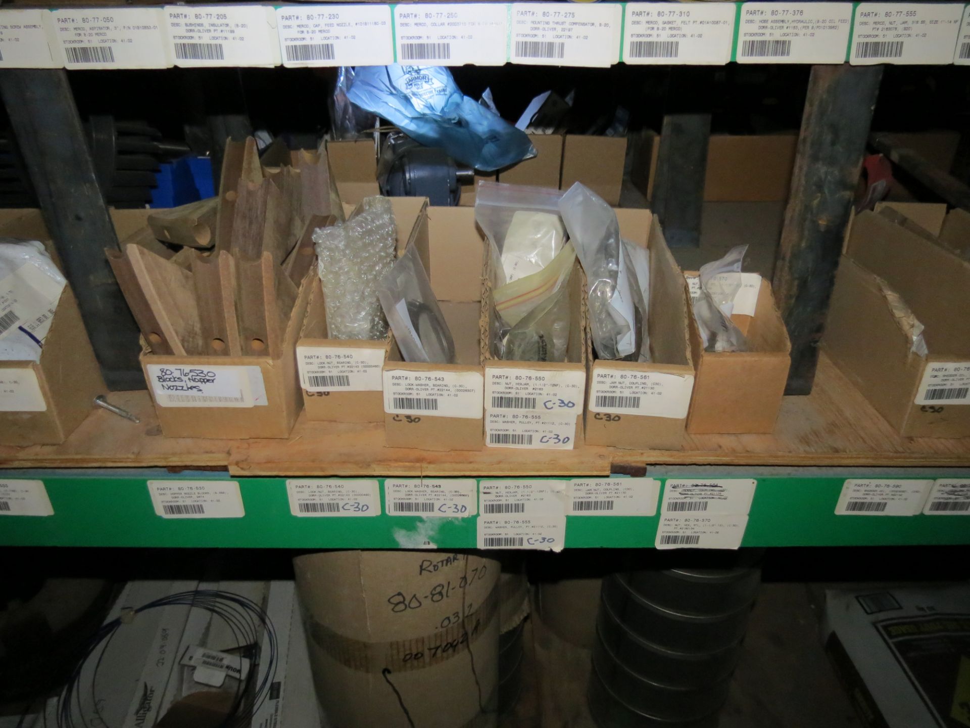 (1) Lot Spare parts on 2 sections of racking - Image 27 of 30