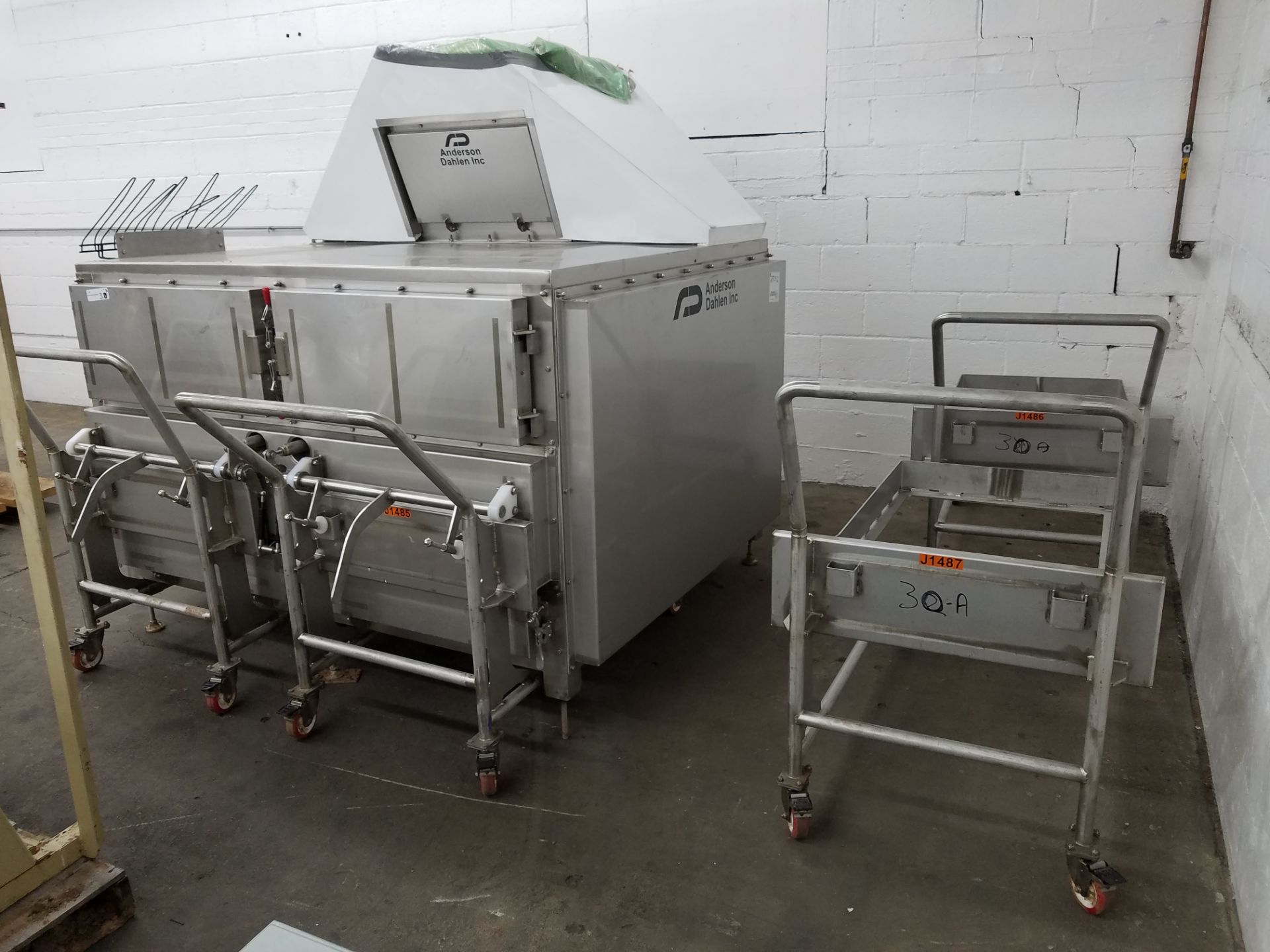 AndersonDahlen Oven, stainless steel construction, with (4) carts, - Image 4 of 5