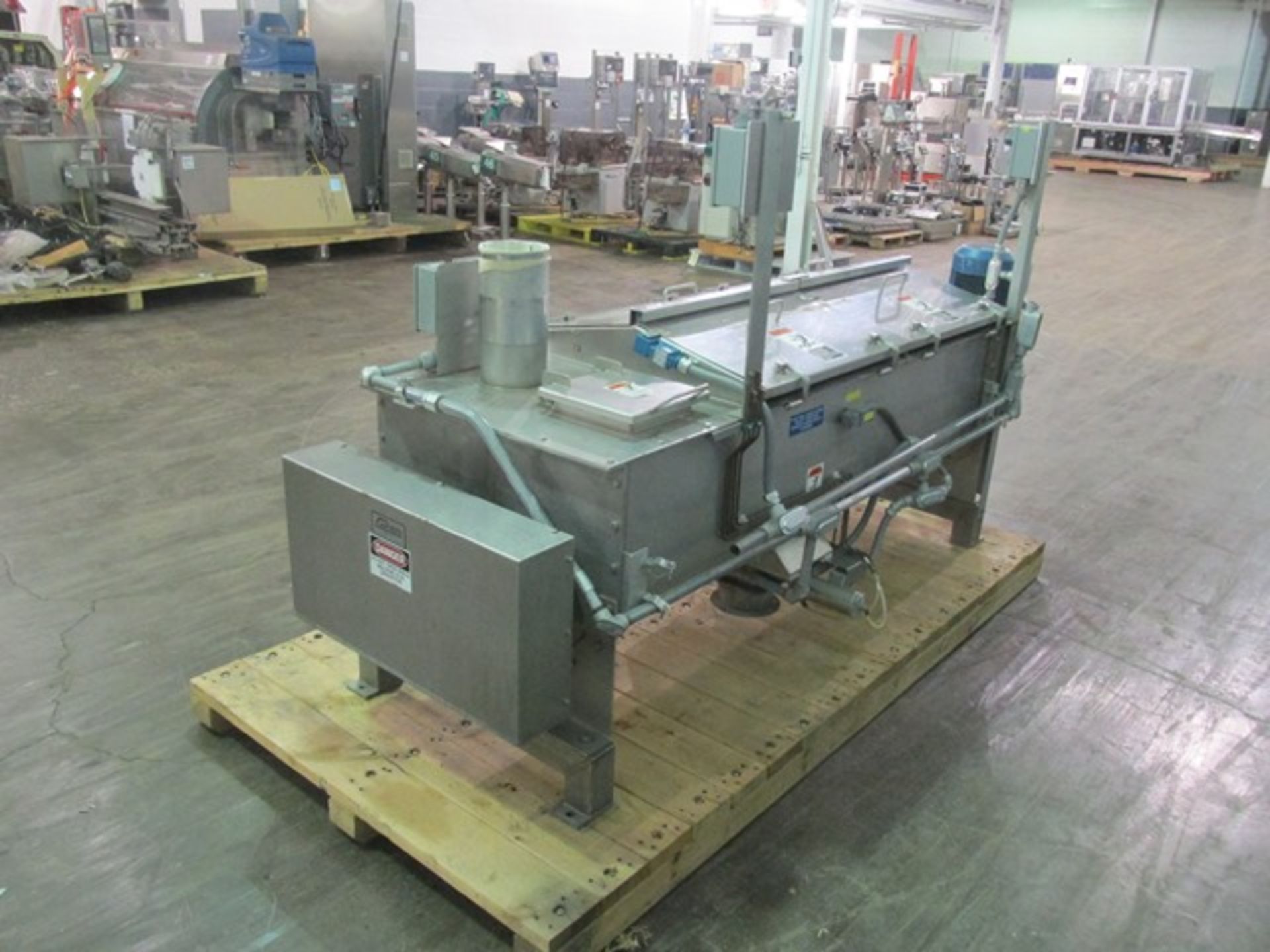 Anderson Dahlen Inc twin screw mixer, stainless steel construction. - Image 3 of 10