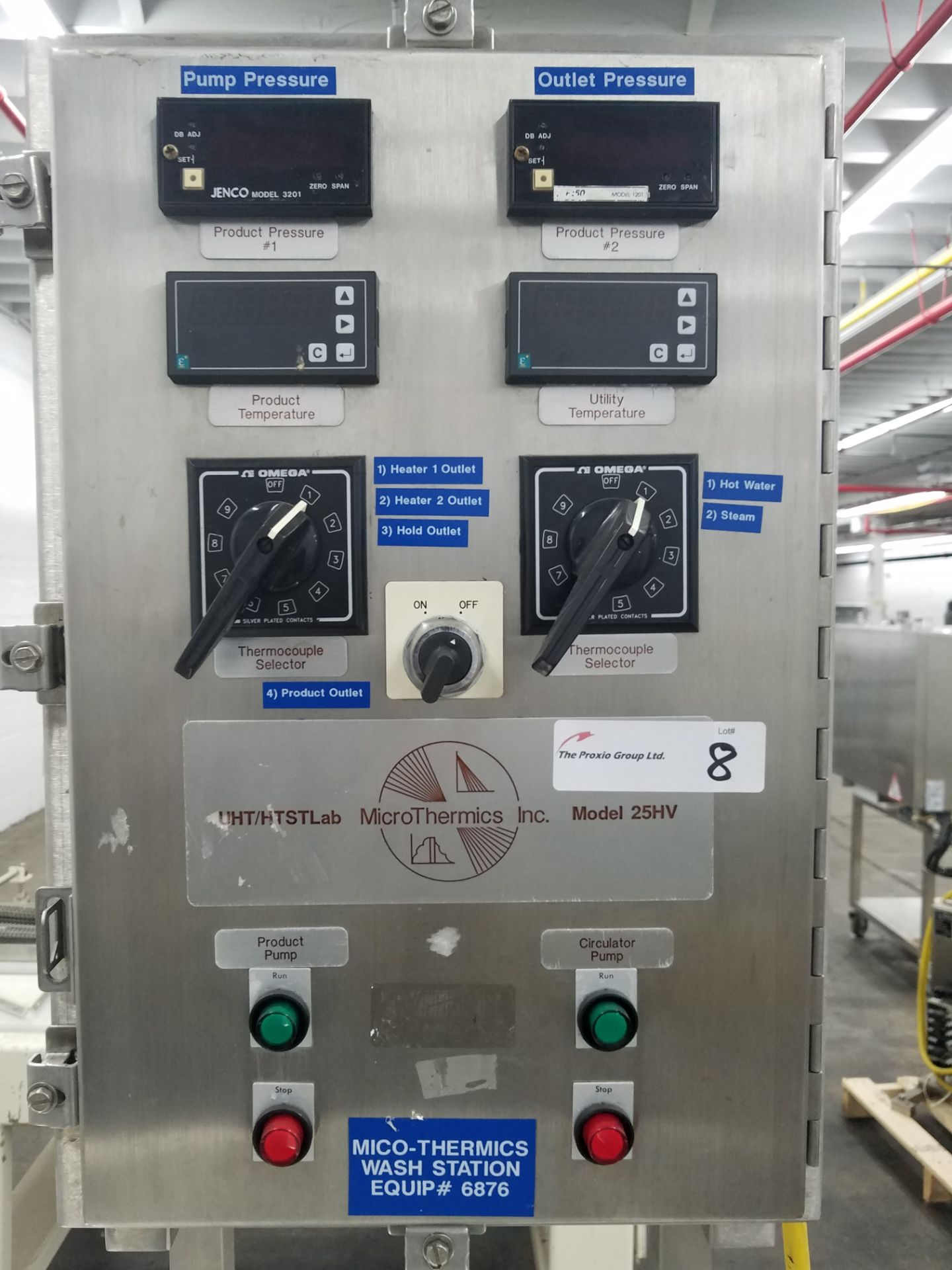 MicroThermics UHT/HTST Lab Scale Pasteurizer, model 25hv, for high viscosity beverages - Image 2 of 6