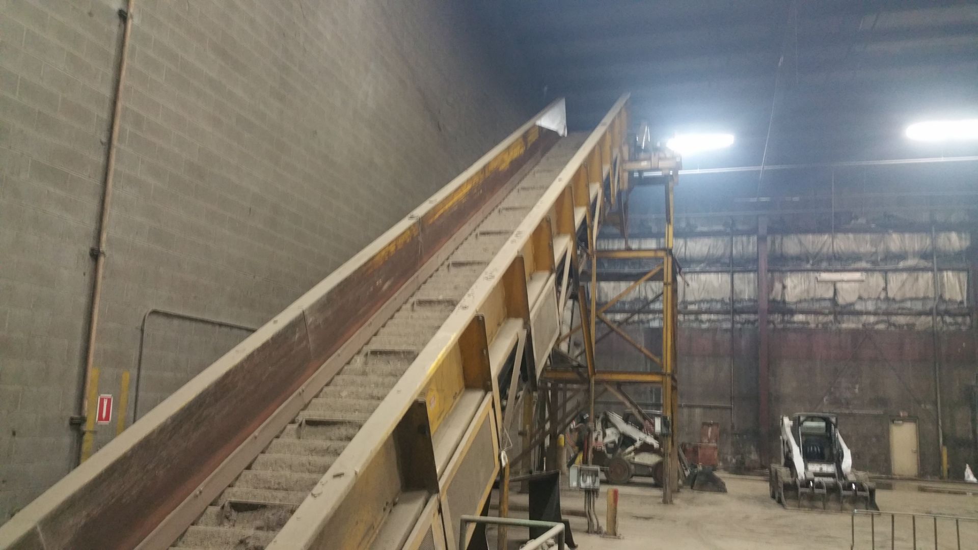 Lindeman Incline Conveyor 70ft x 60" Steel Belt. - Image 2 of 2